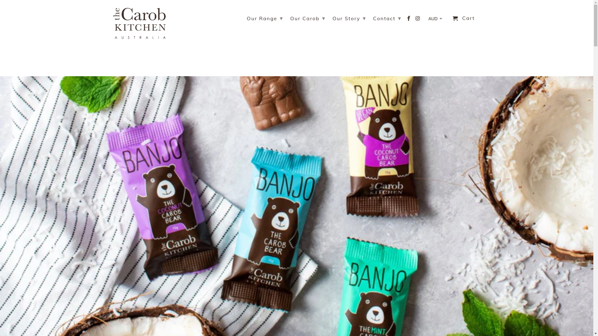 website screenshot of https://thecarobkitchen.online/
