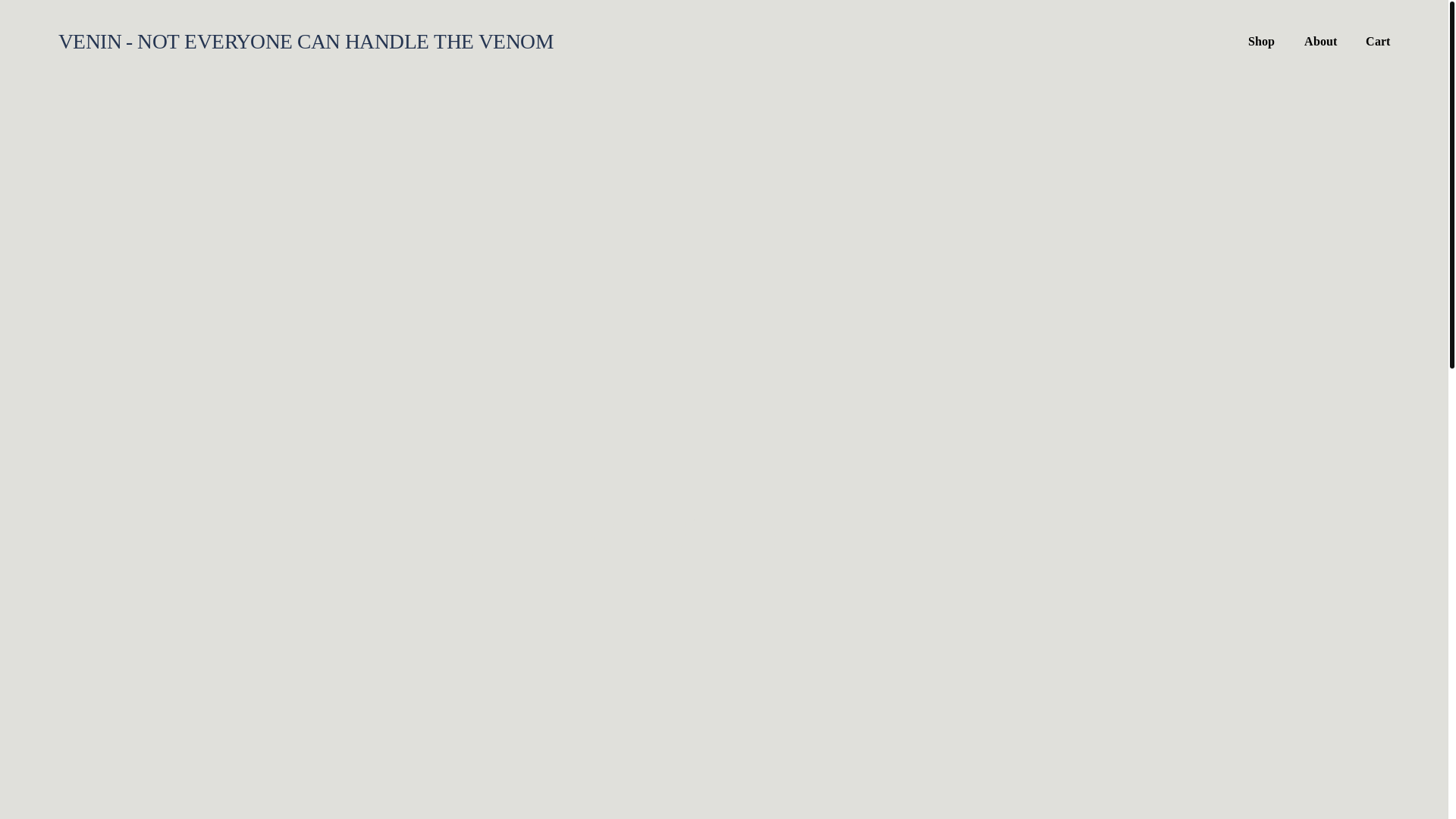 website screenshot of https://venins.store/