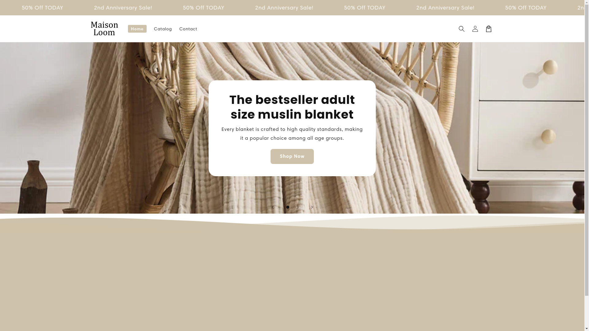 website screenshot of https://maisonloom.com/