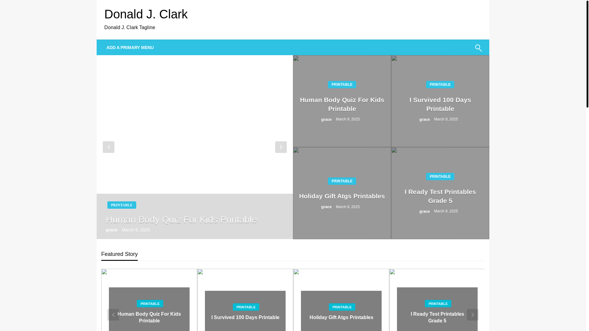 website screenshot of https://donaldjclarkj.pages.dev/