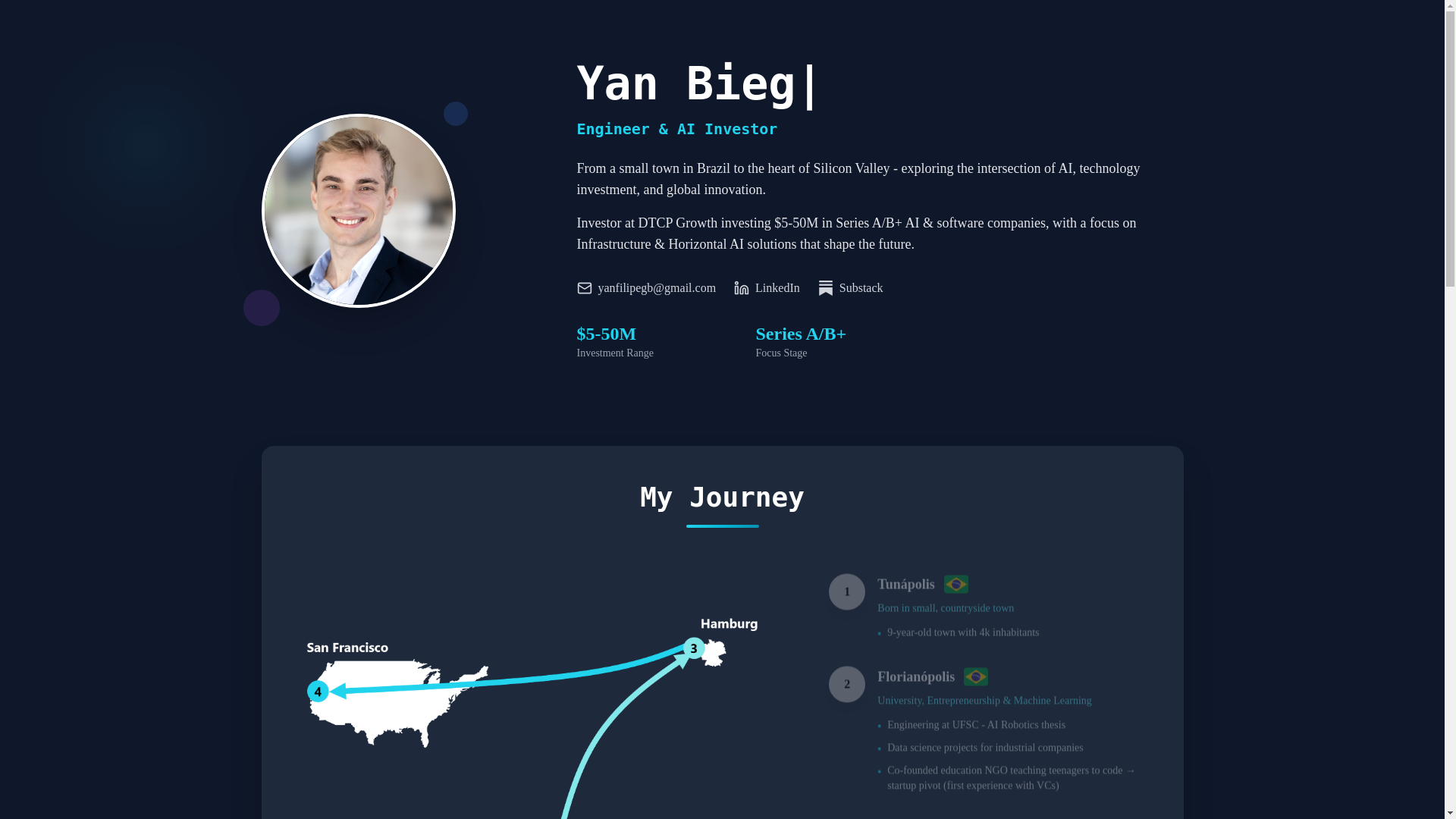website screenshot of https://yanbieger.com/