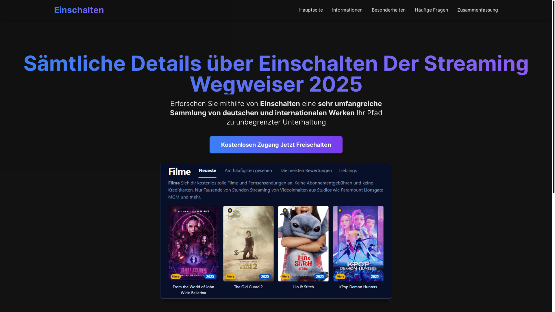 website screenshot of https://einschalten-mk6t.pages.dev/