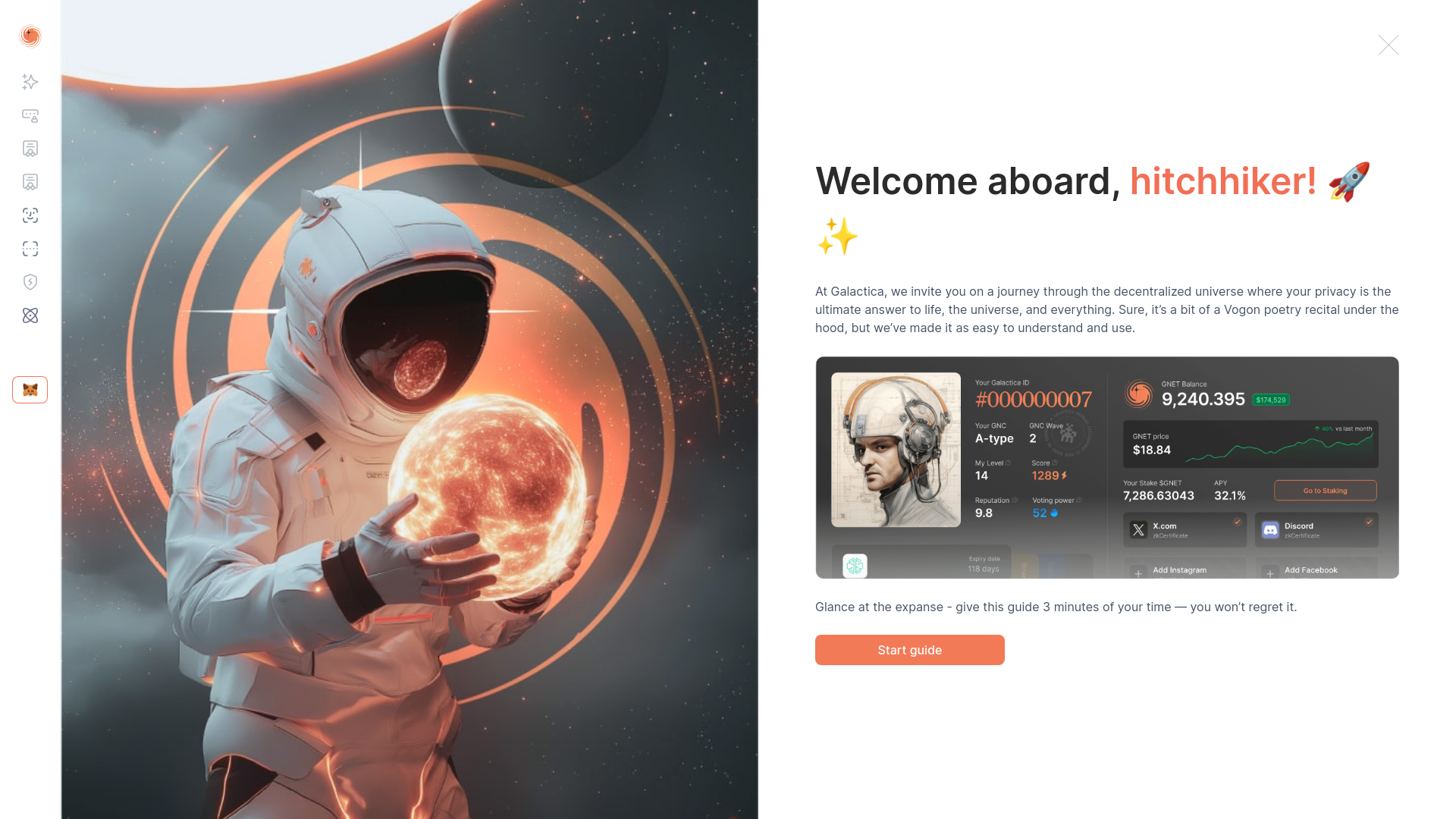 website screenshot of https://galactica-fe-v2.pages.dev/