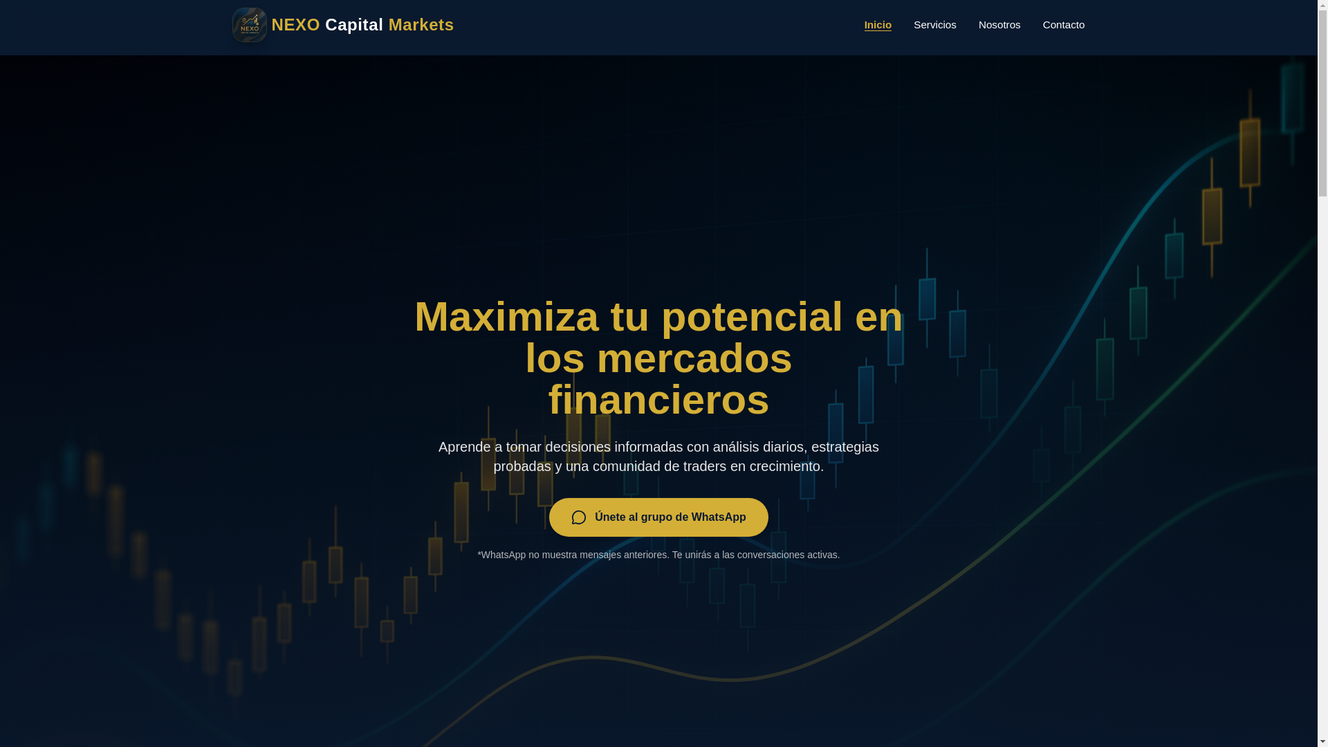 website screenshot of https://nexo-capital-markets.pages.dev/
