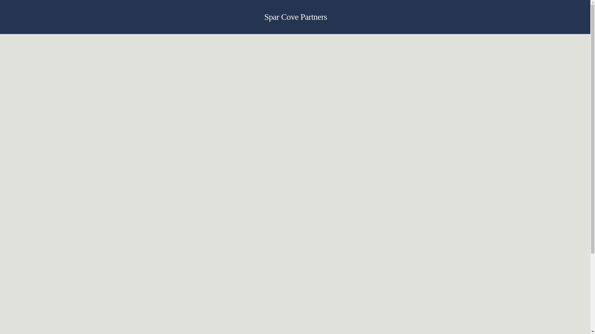 website screenshot of https://sparcoveholdings.com/