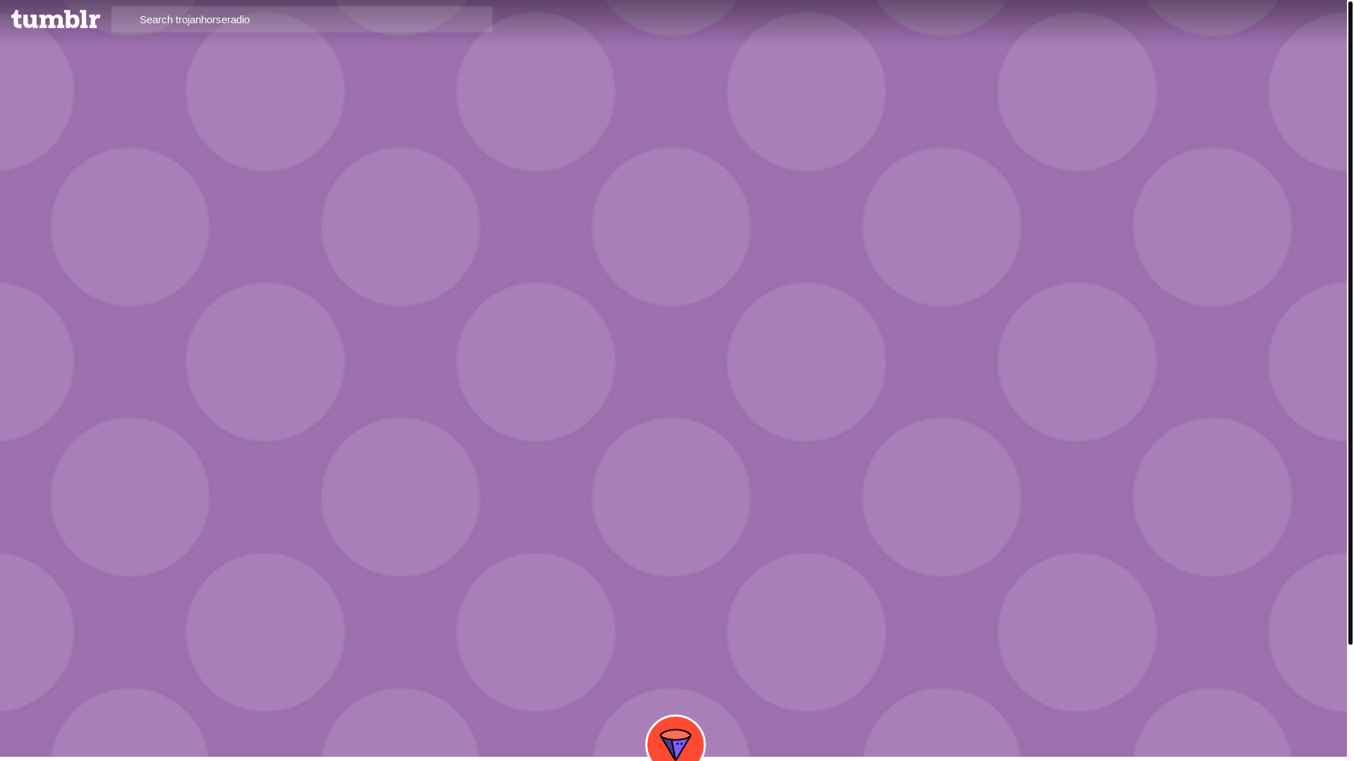 website screenshot of https://trojanhorseradio.blog/