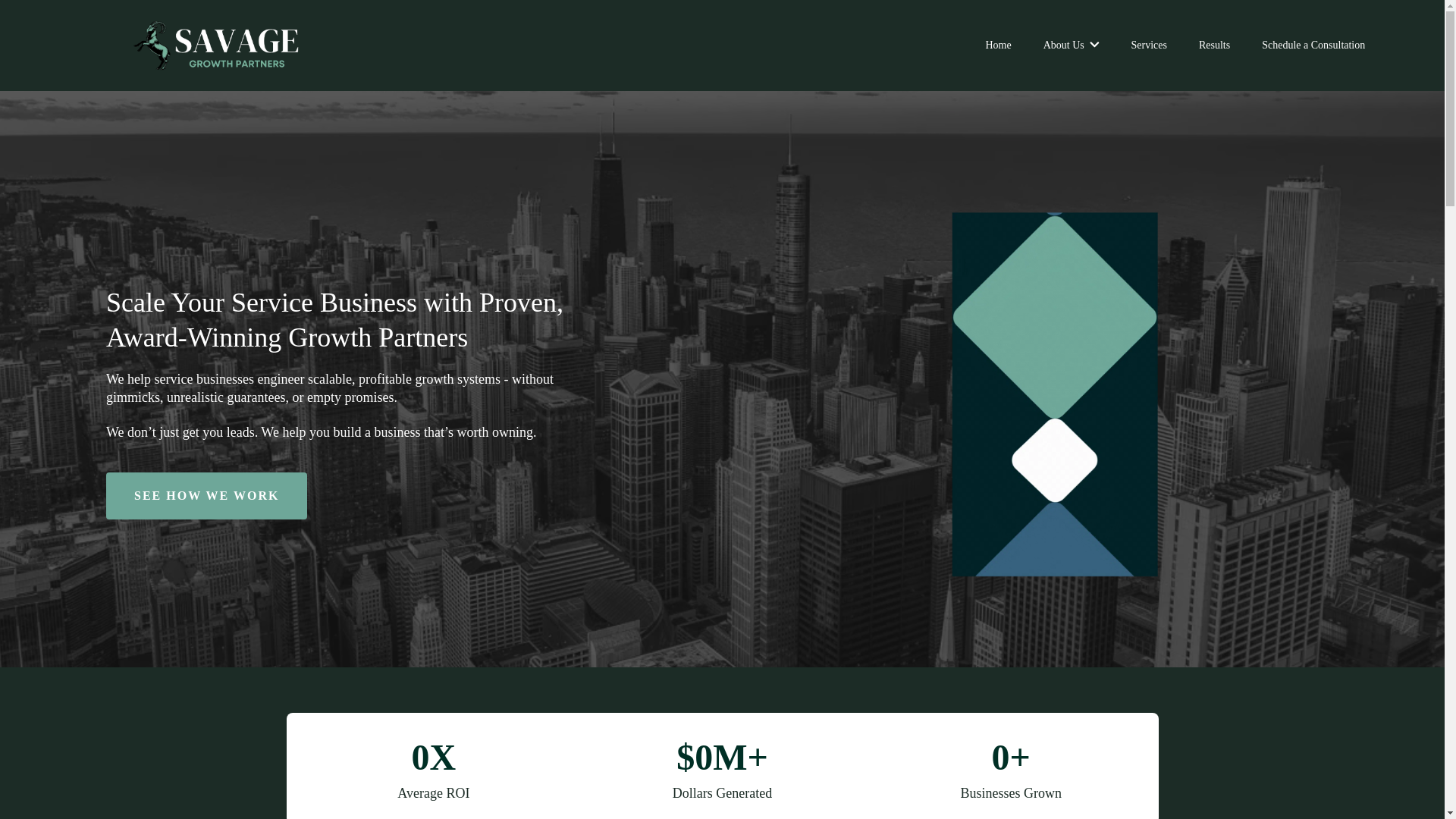 website screenshot of https://savagegrowthpr.com/