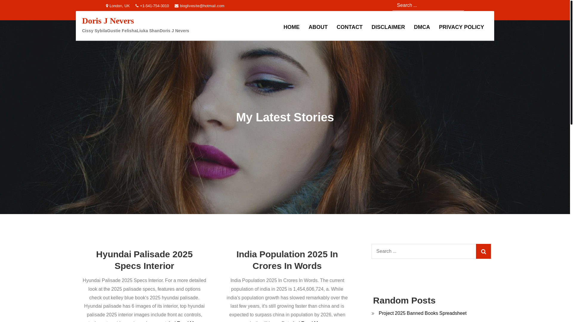 website screenshot of https://dorisjneversc.pages.dev/