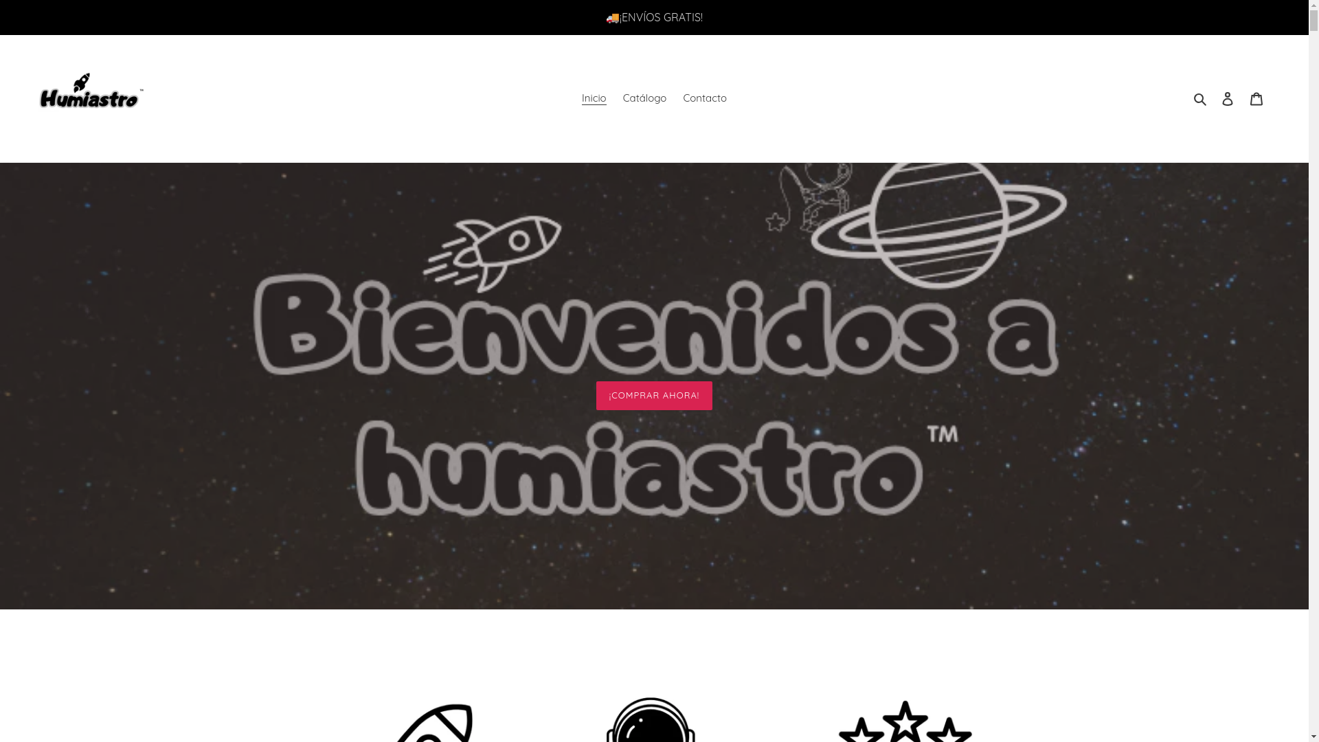 website screenshot of https://humiastro.com/