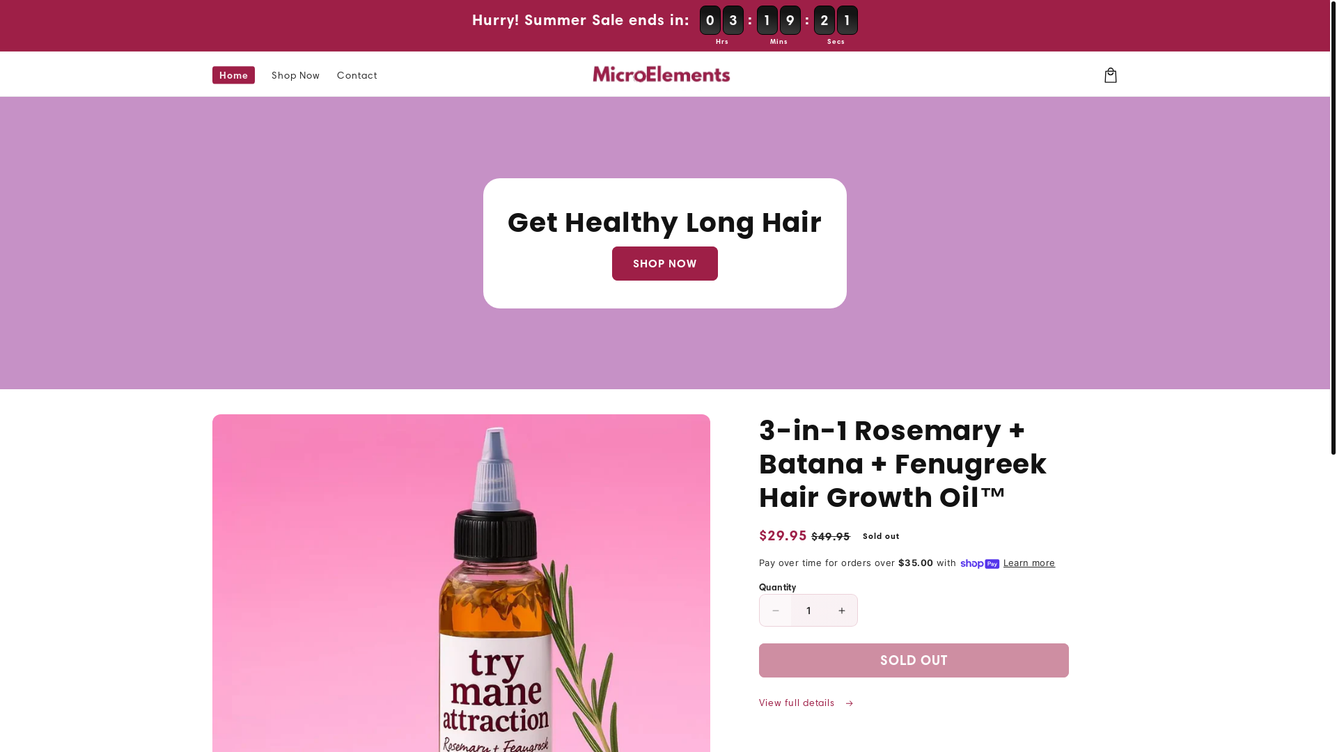 website screenshot of https://themicroelements.com/