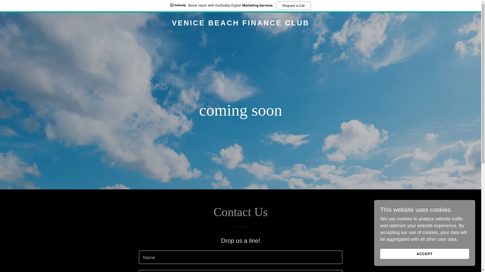 website screenshot of https://venicebeachfinanceclub.com/