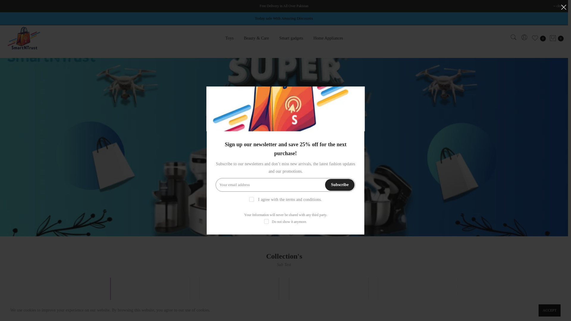 website screenshot of https://smartntrust.store/