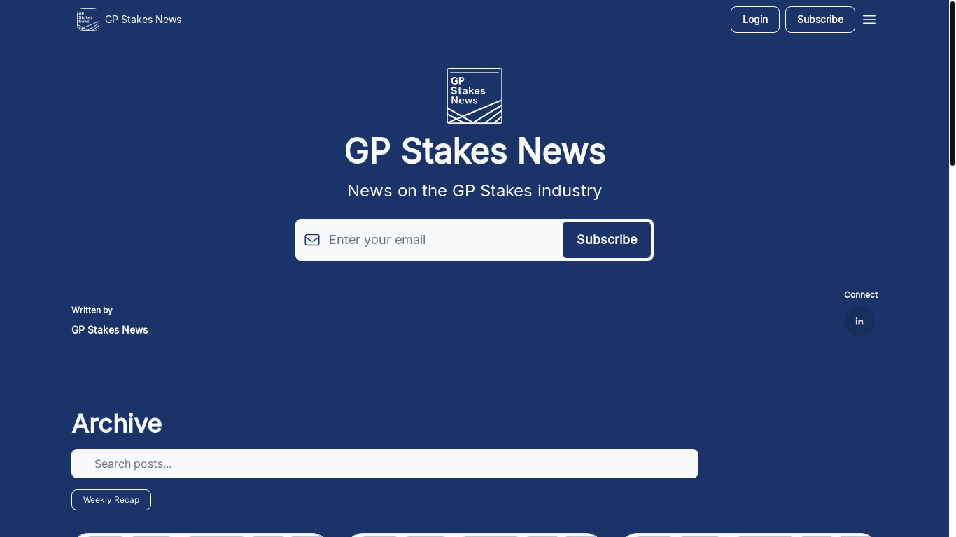 website screenshot of https://gpstakesnews.com/