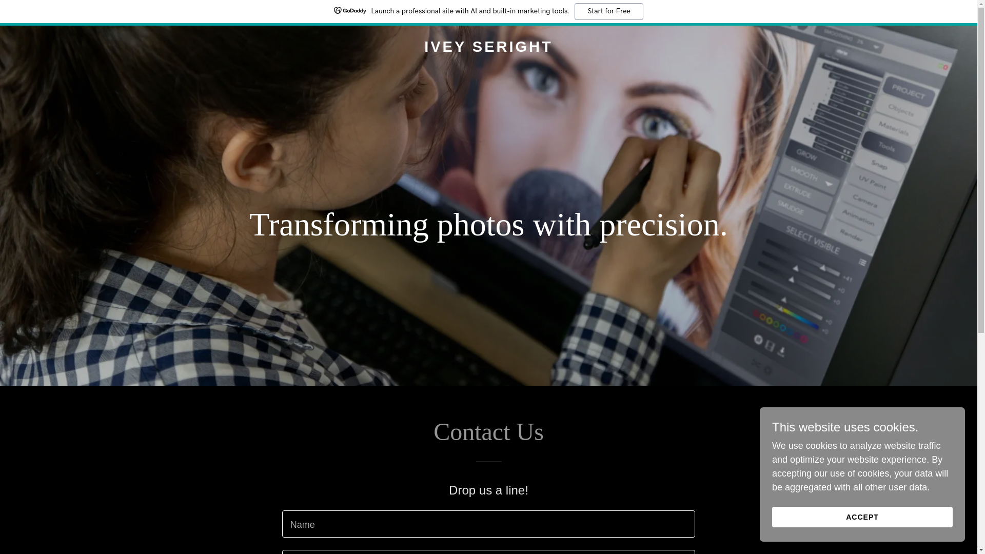 website screenshot of https://iveyseright.com/