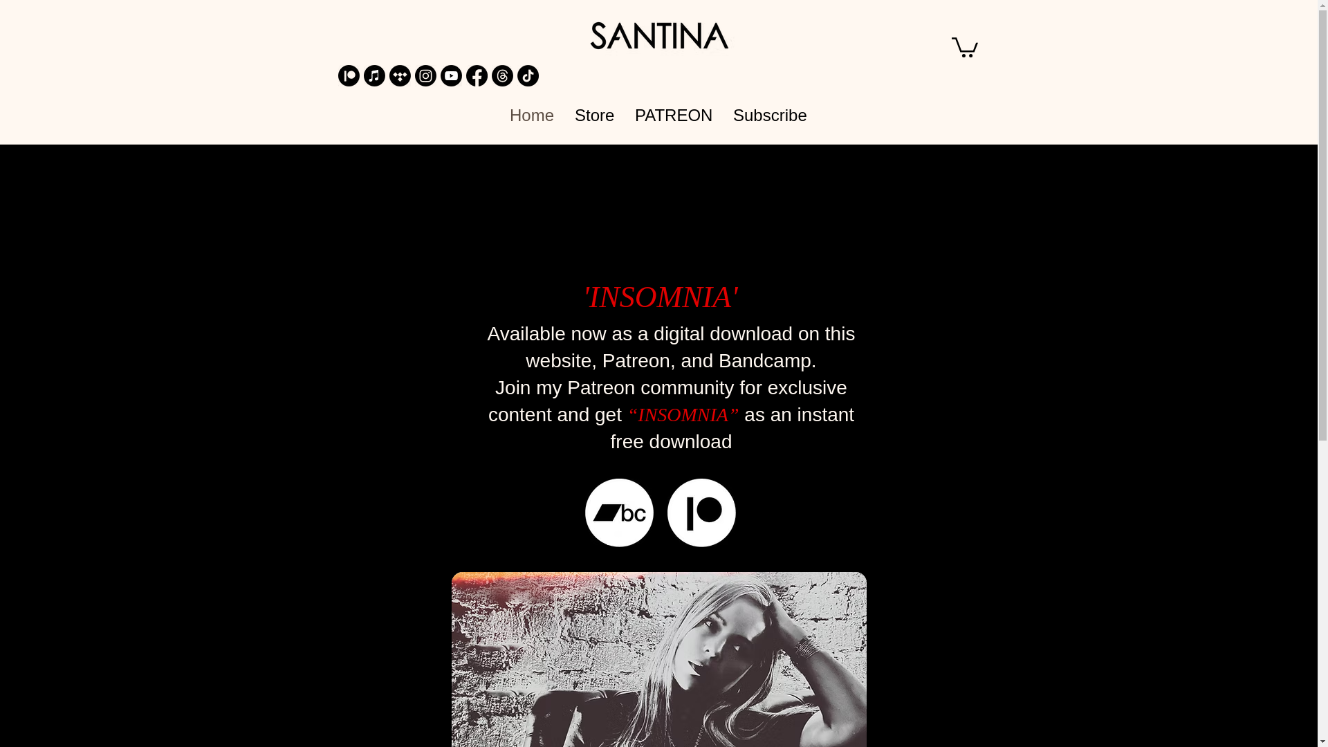 website screenshot of https://santinae.com/