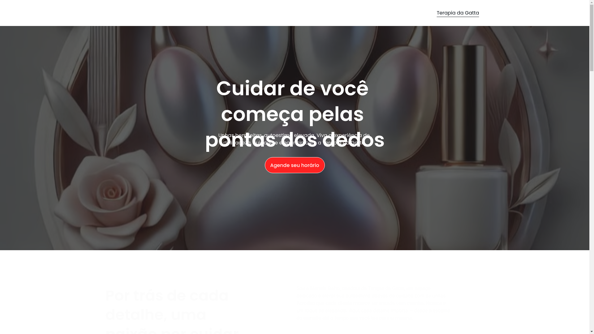 website screenshot of https://terapiadagatta.com.br/
