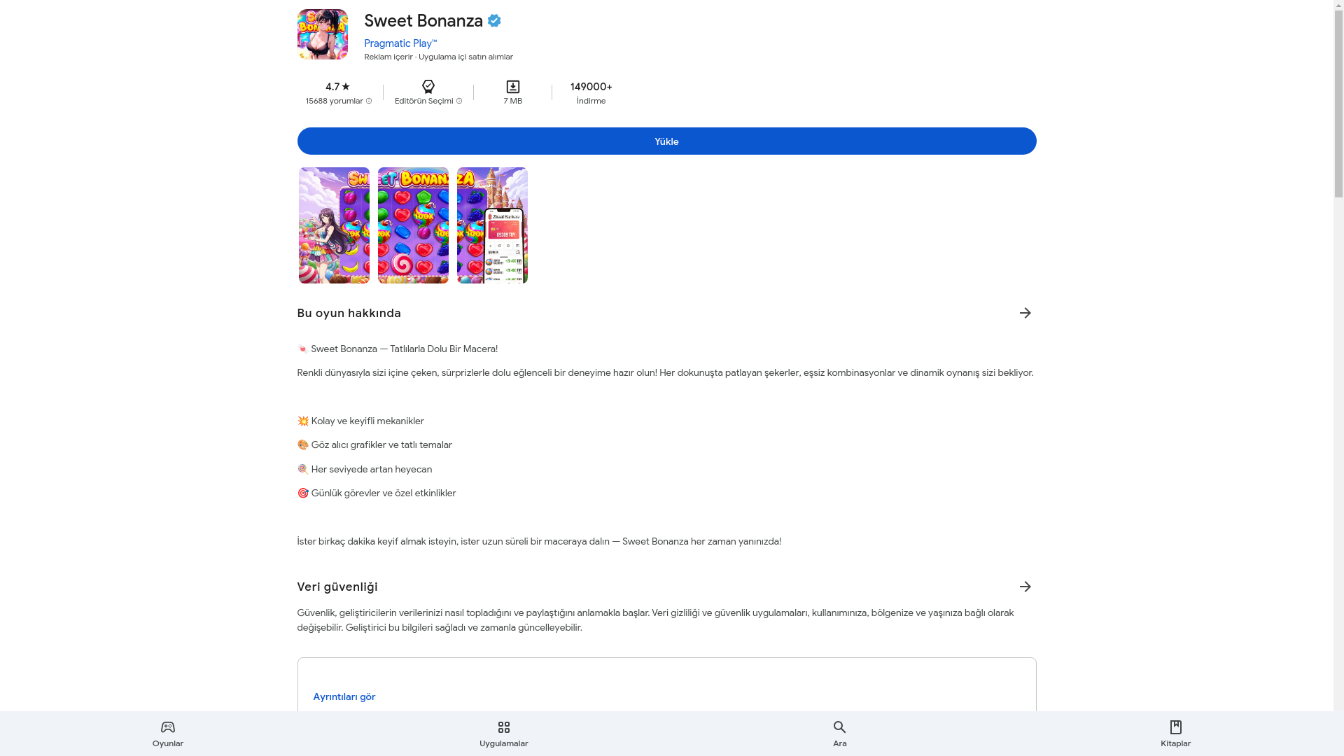 website screenshot of https://sundaybonanza.site/