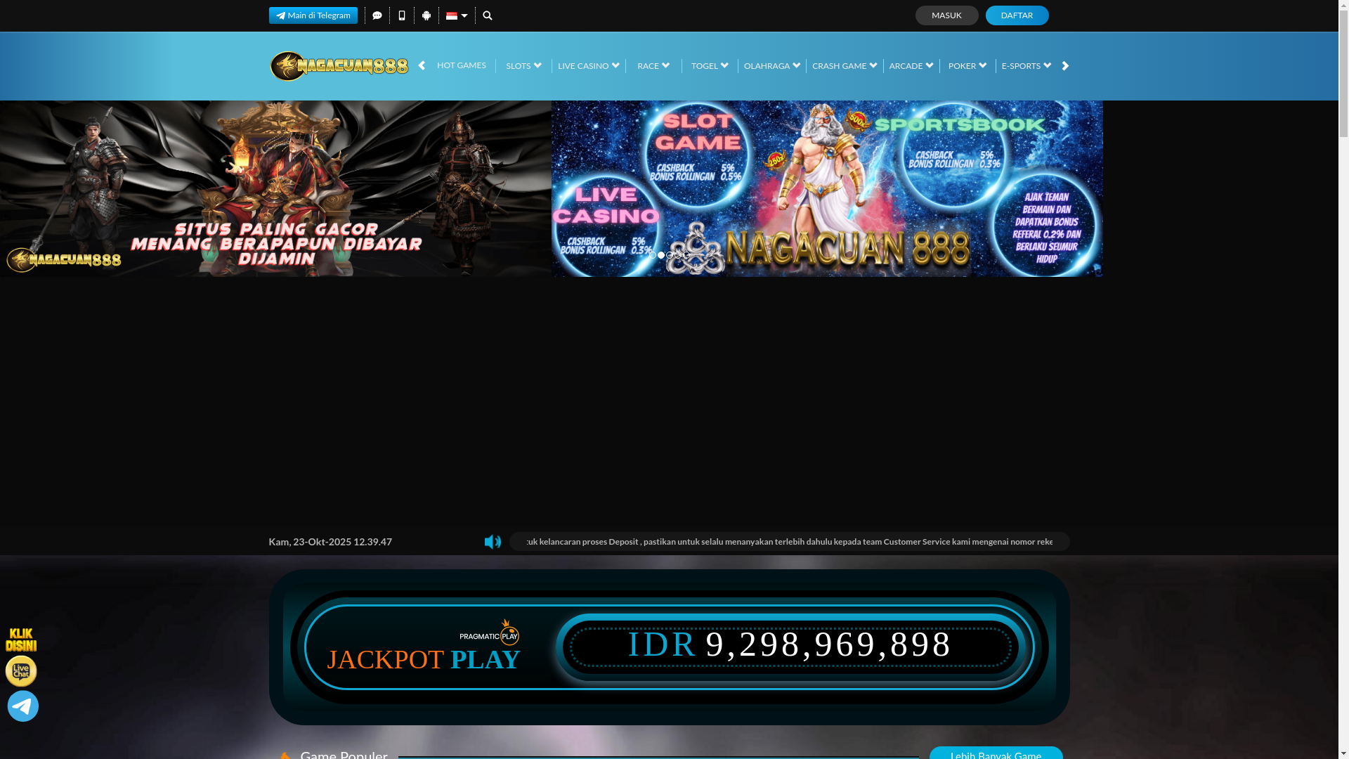 website screenshot of https://nagacuan888i.shop/