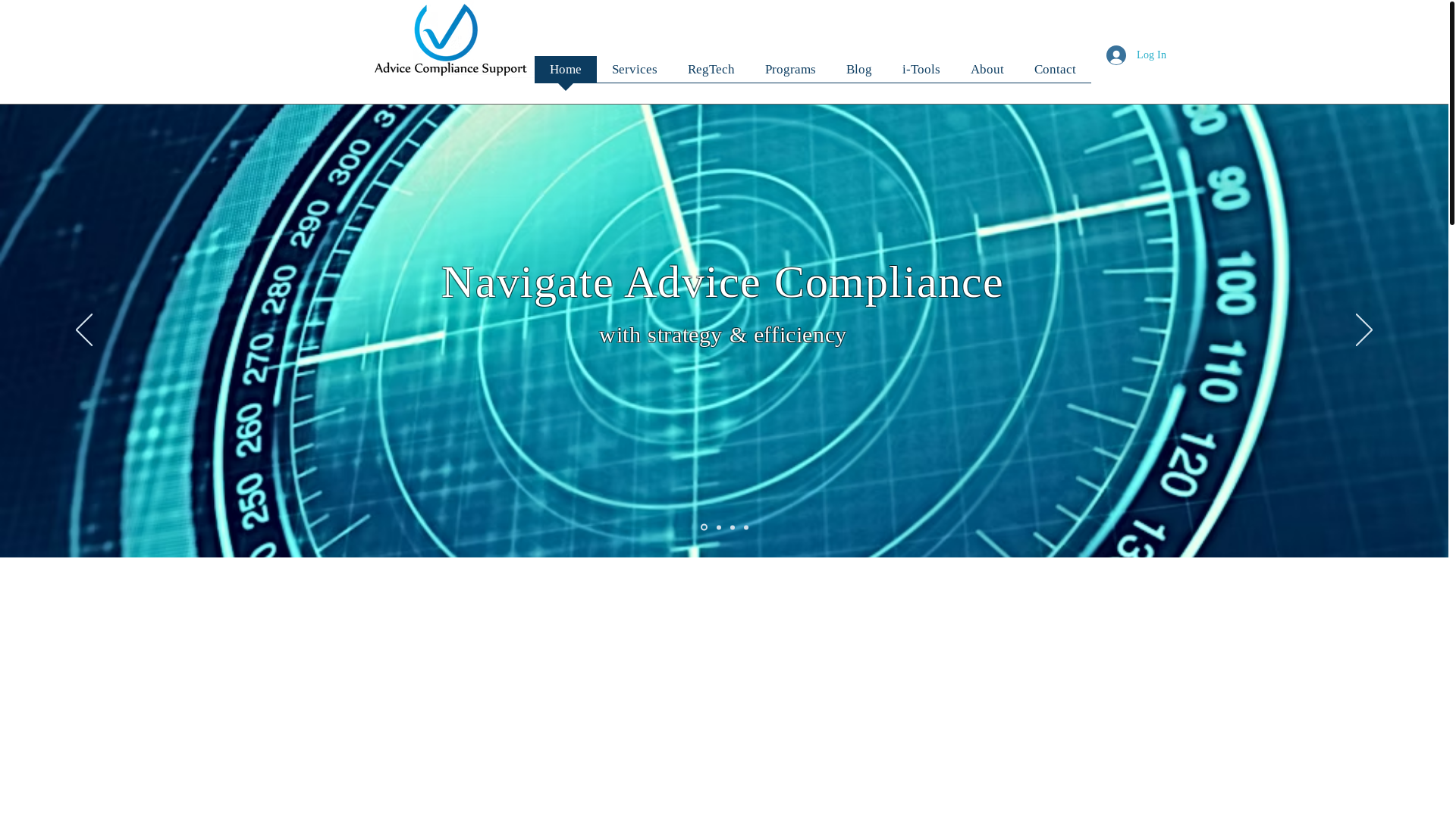 website screenshot of https://advicecompliancesupport.online/