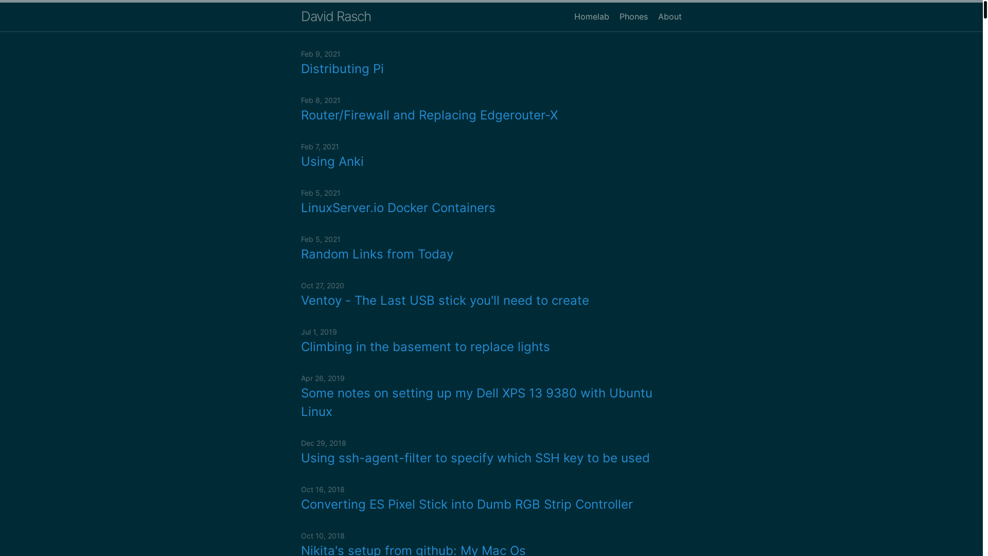 website screenshot of https://raschnet-blog.pages.dev/