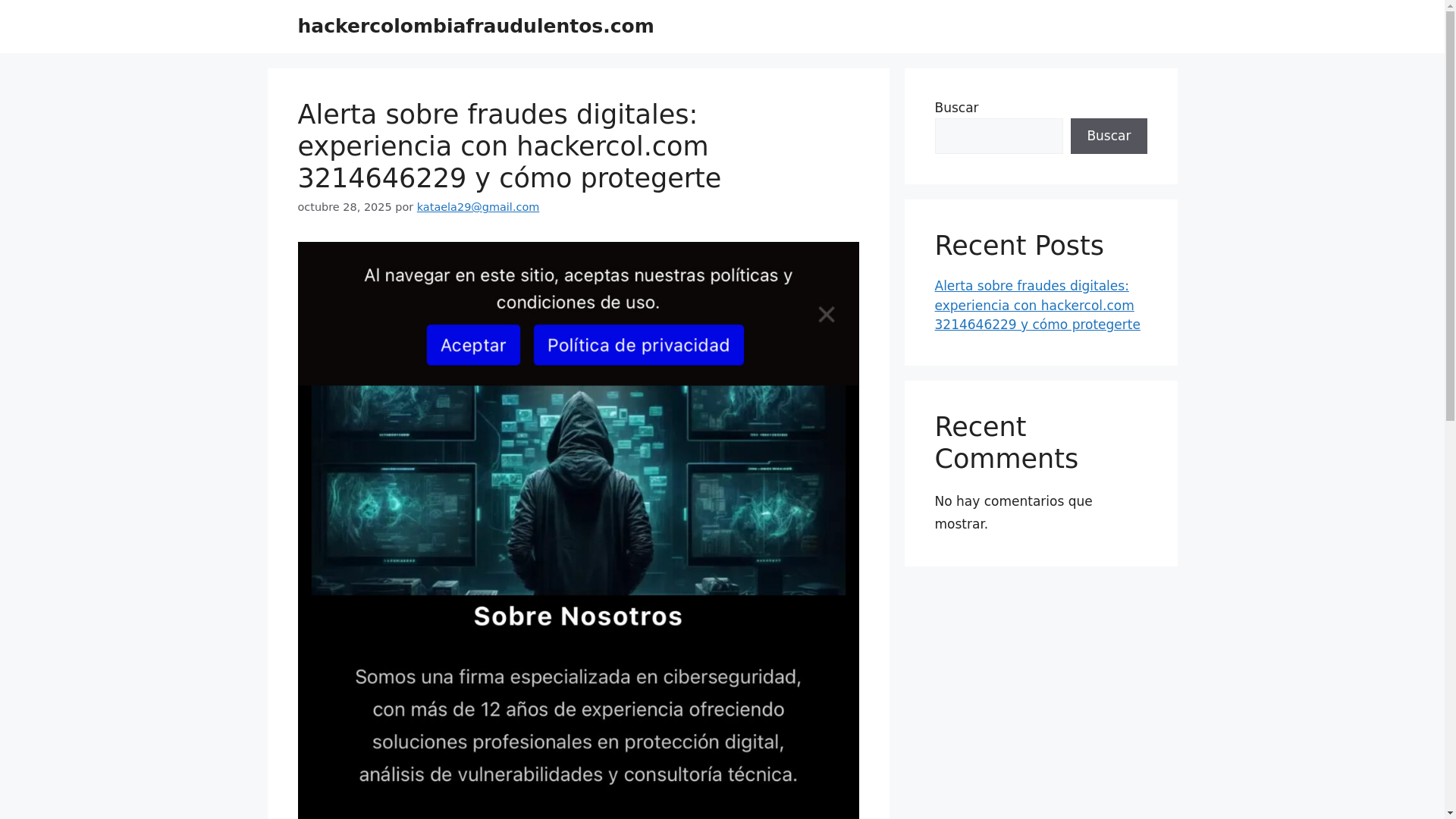 website screenshot of https://hackercolombiafraudulentos.com/