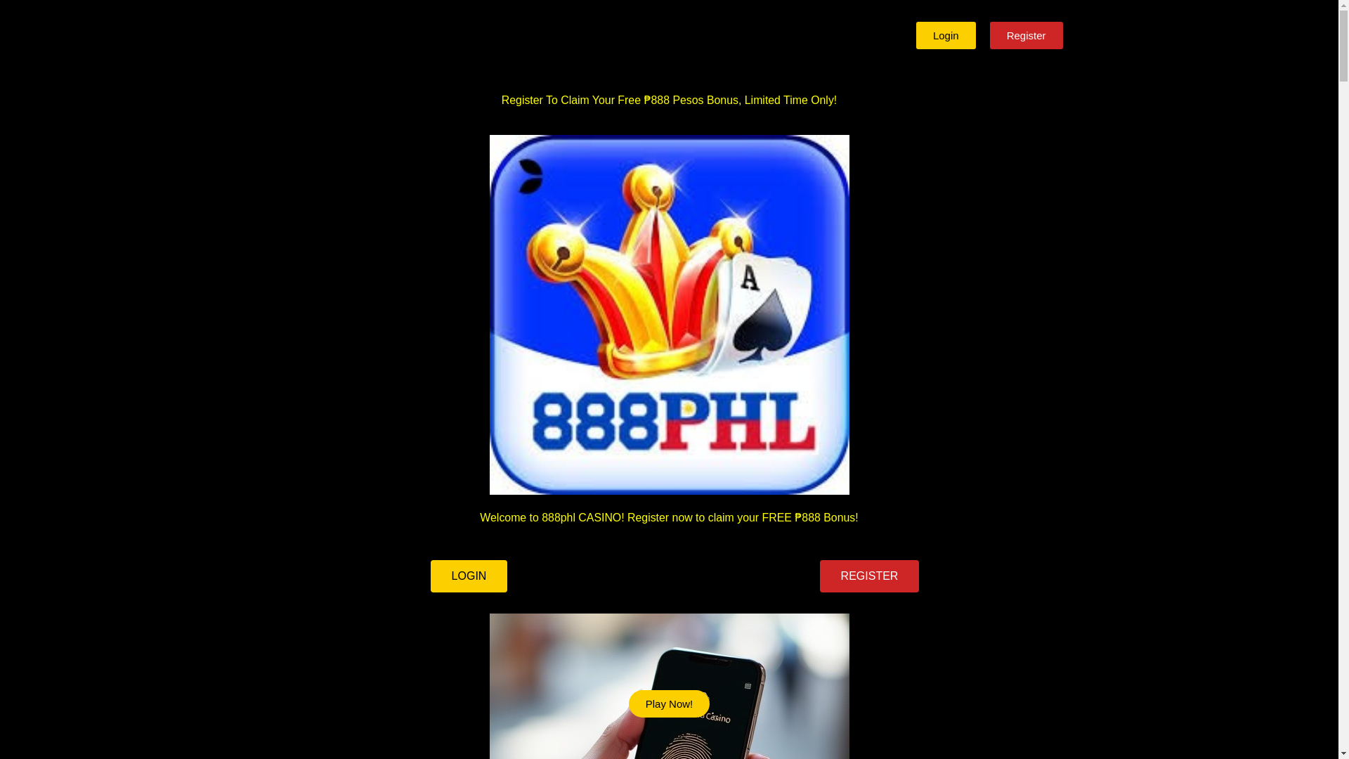website screenshot of https://888phlcasino.com/