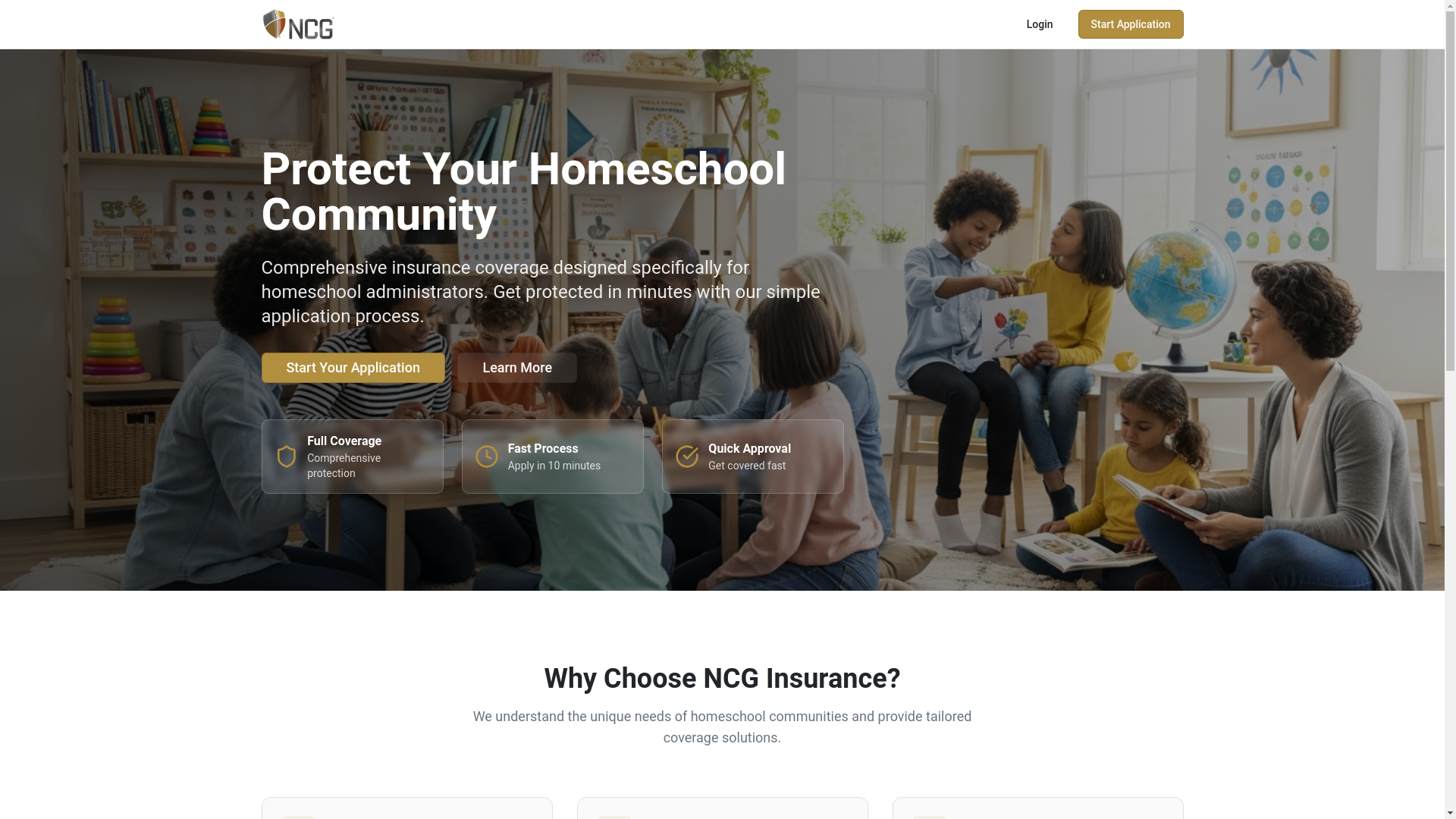 website screenshot of https://ncgdemo.app/