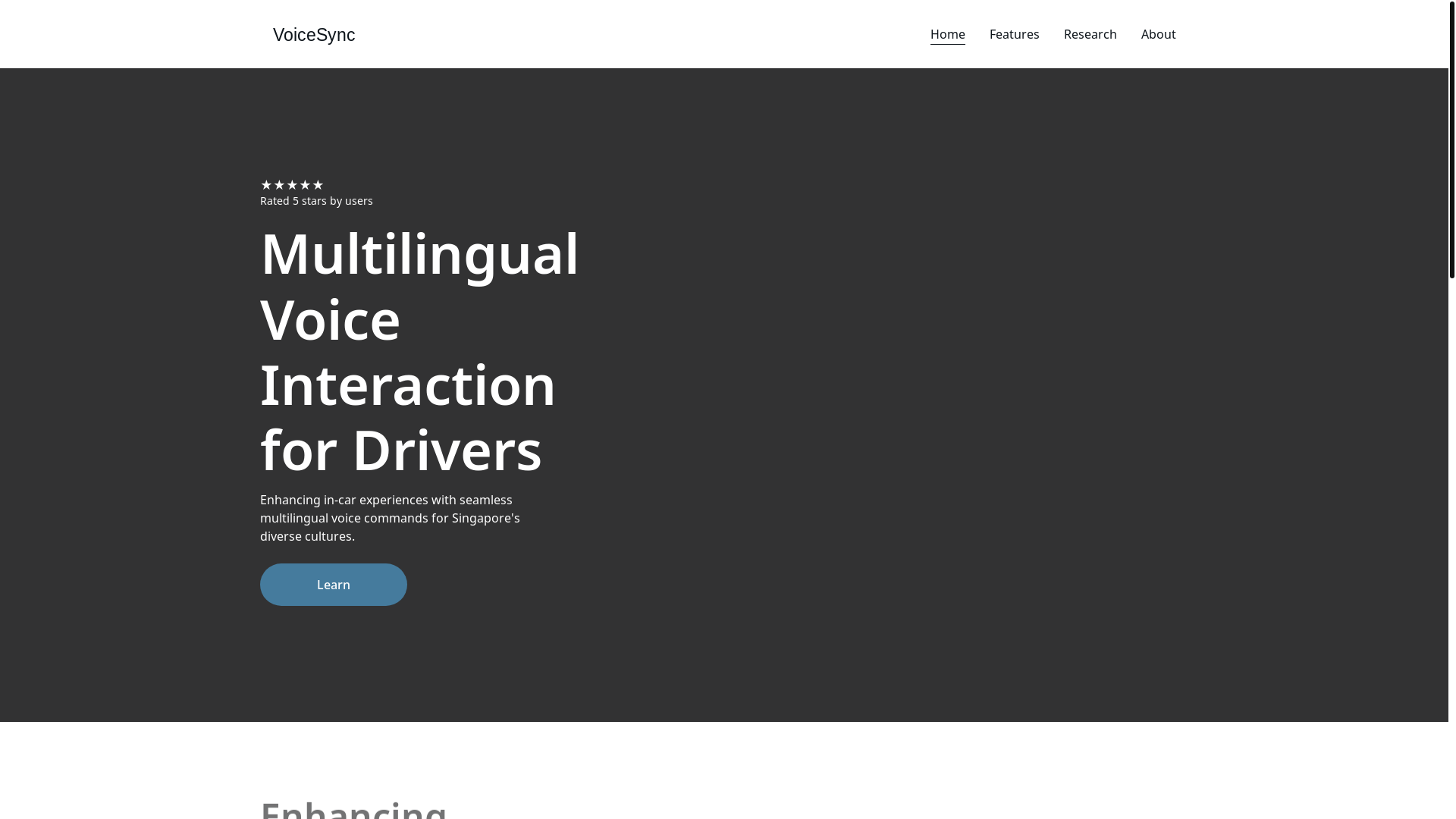 website screenshot of https://voicesync.online/