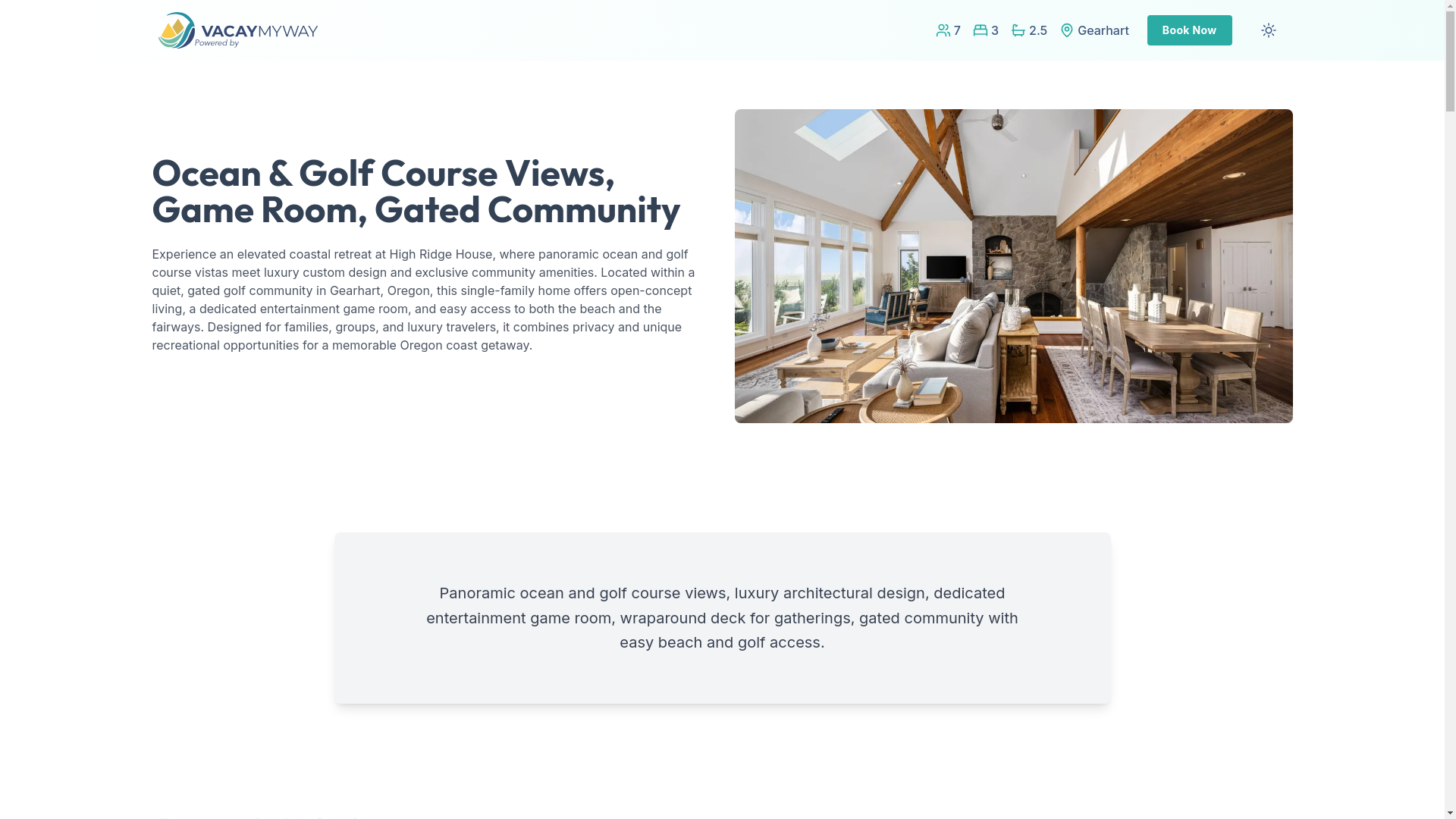 website screenshot of https://wonderridge.house/