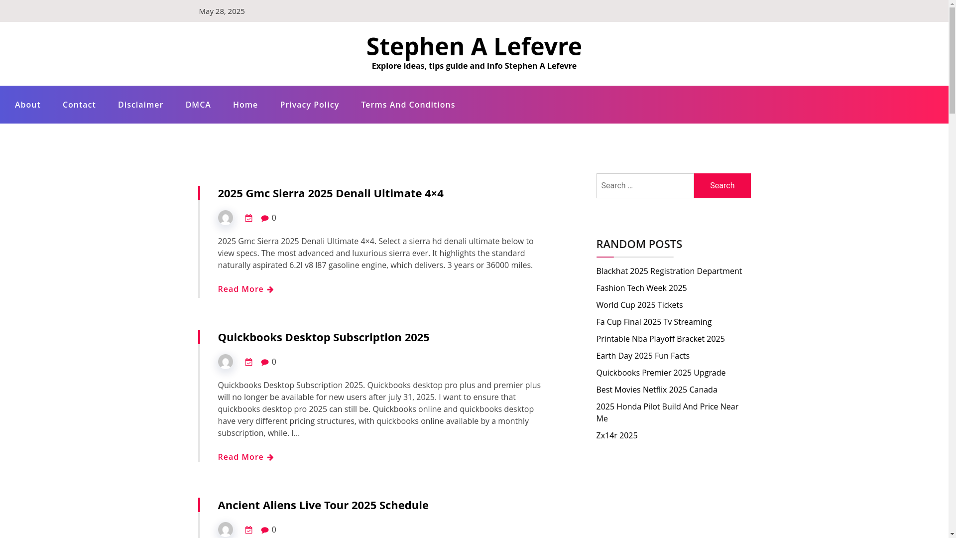 website screenshot of https://stephenalefevrem.pages.dev/
