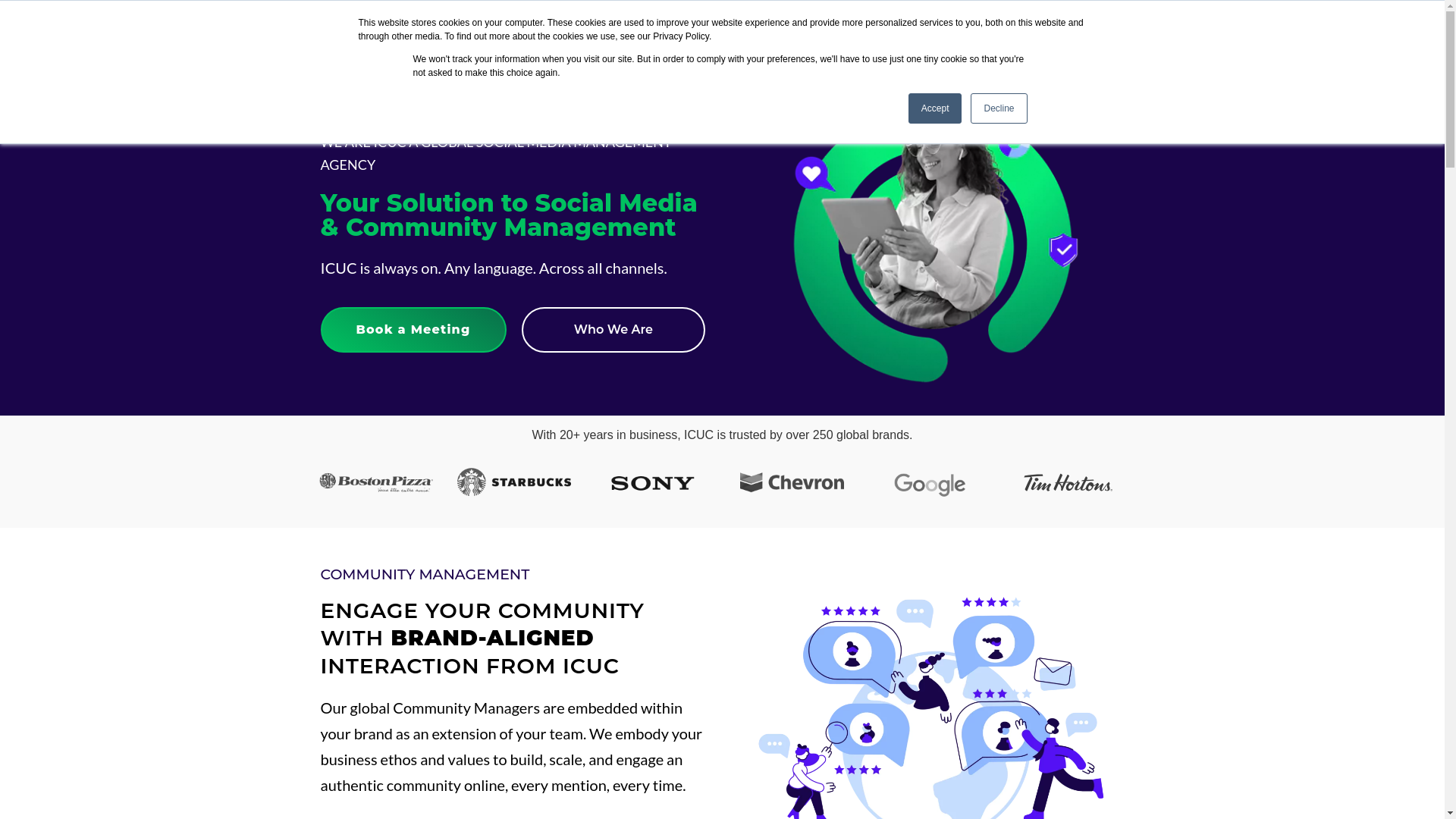 website screenshot of https://oneicucteam.com/