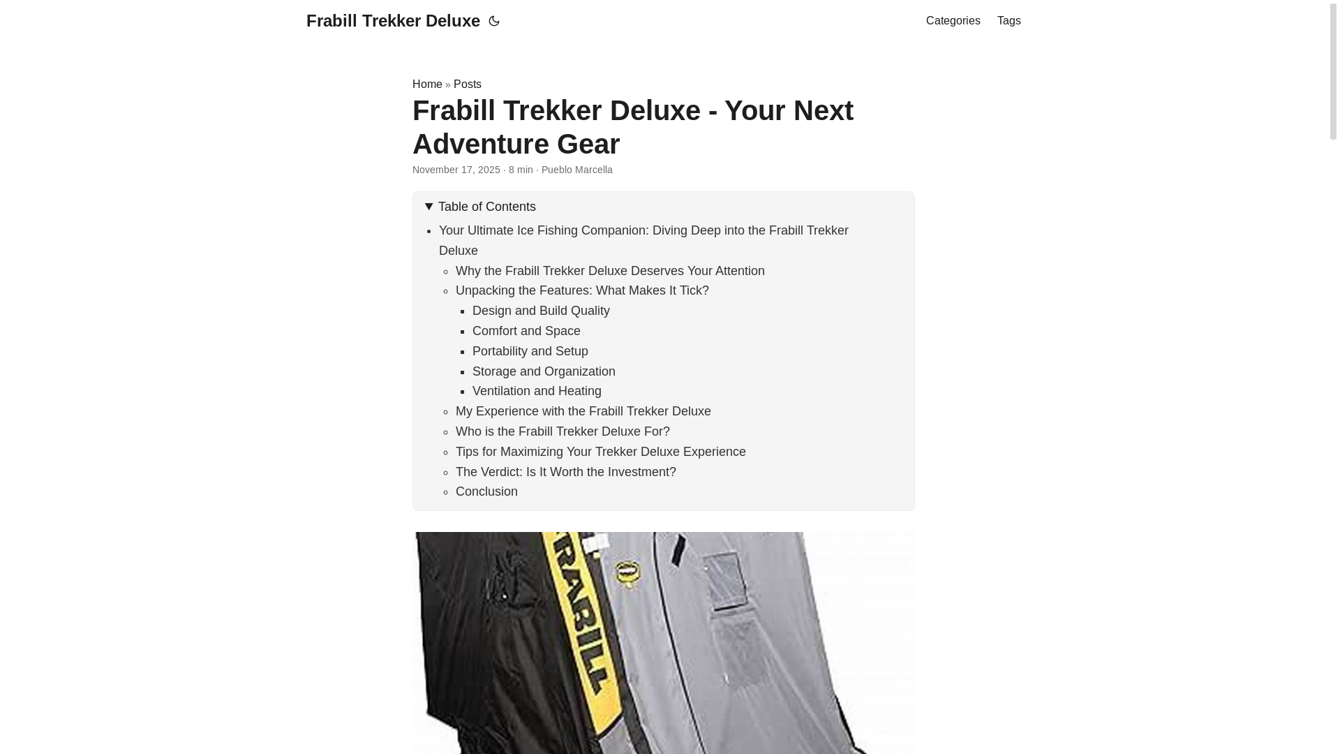 website screenshot of https://frabilltrekkerdeluxe2.pages.dev/