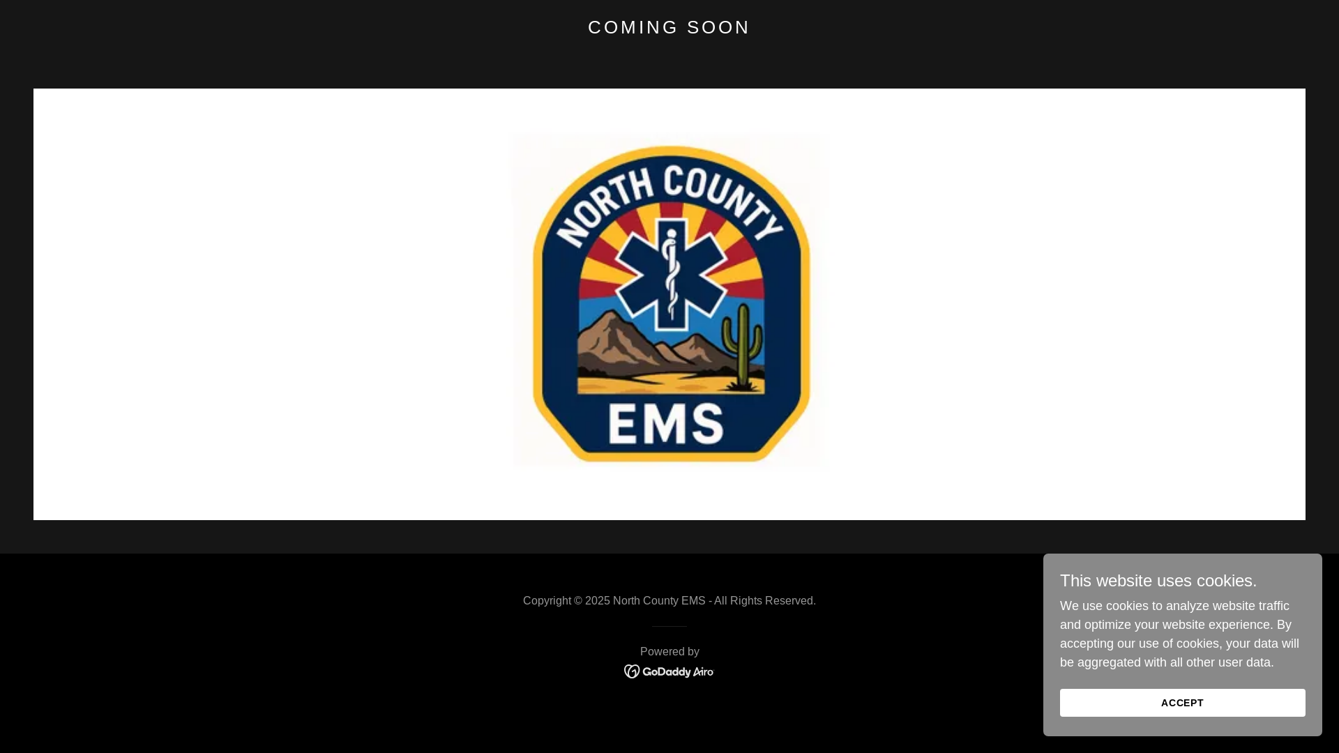 website screenshot of https://northcountyems.com/