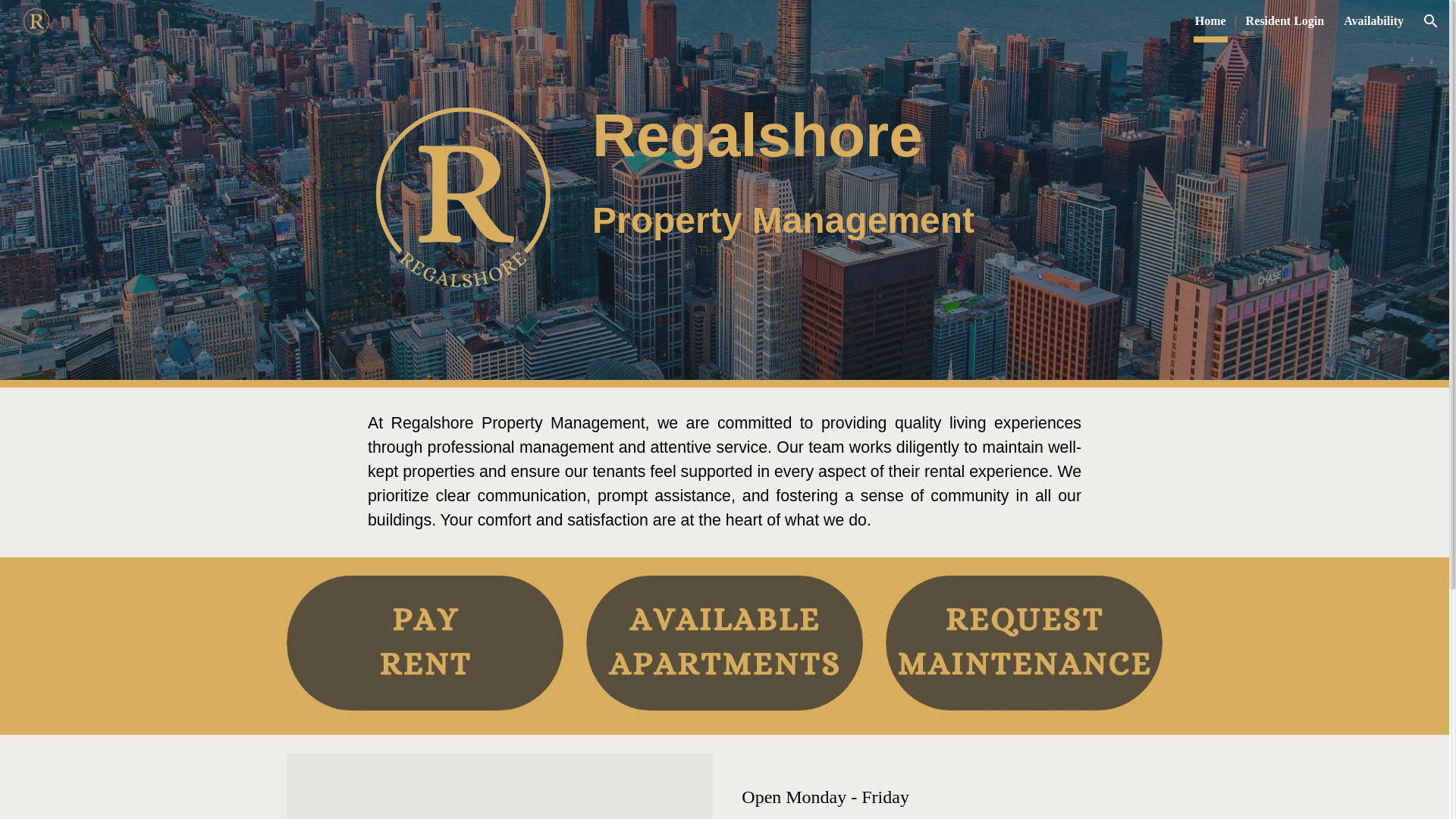website screenshot of https://www.regalshore.com/