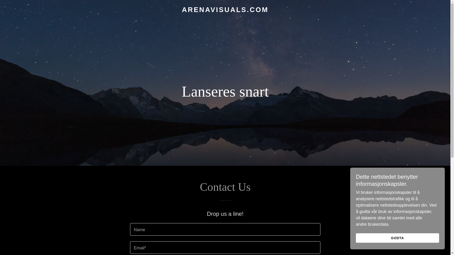 website screenshot of https://arenavisuals.com/