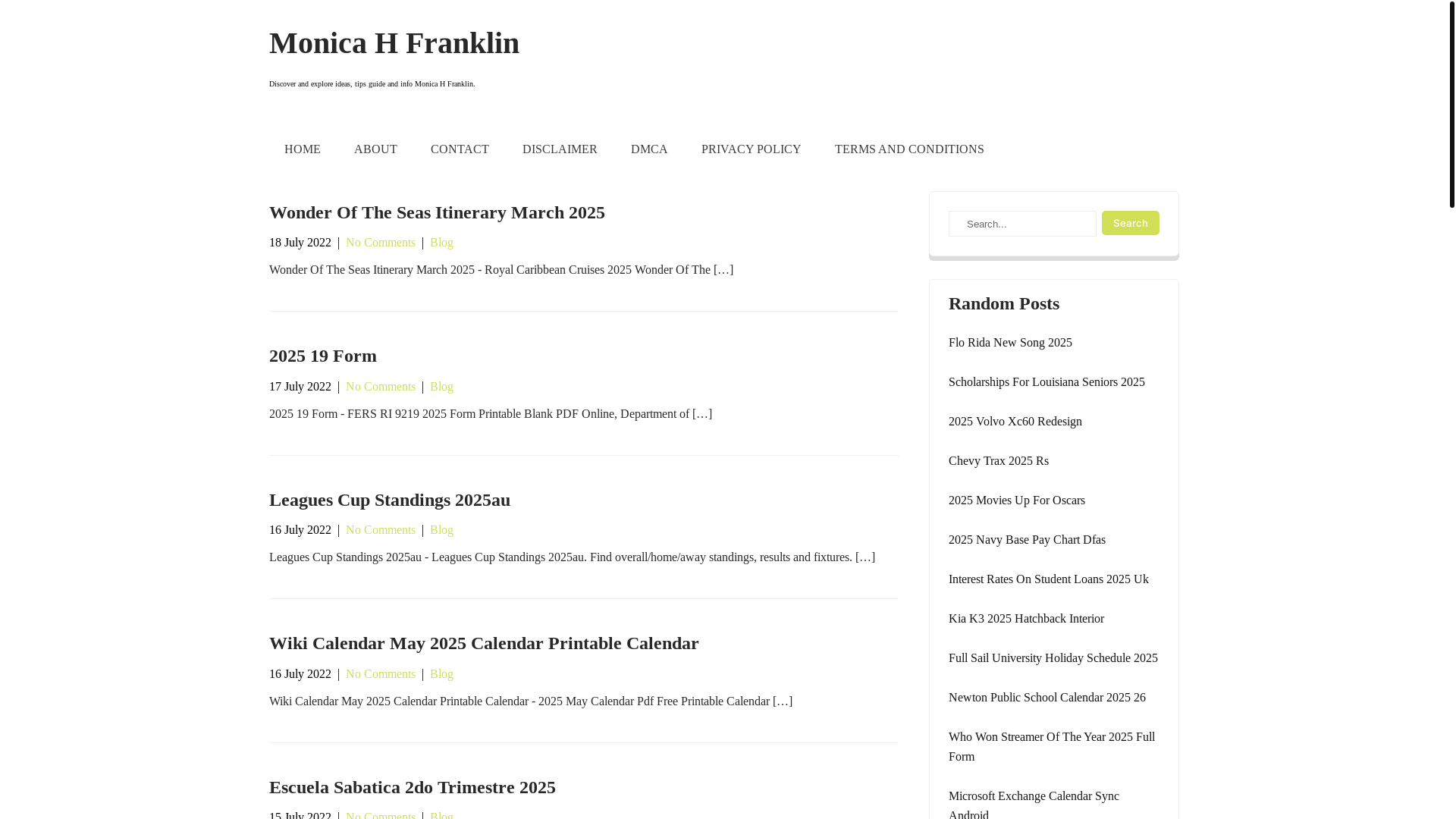 website screenshot of https://monicahfranklinj.pages.dev/