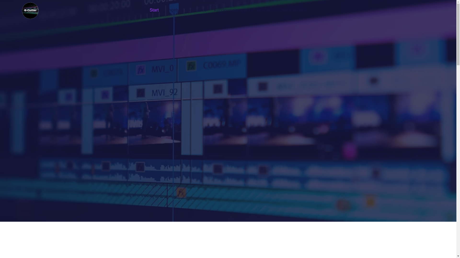 website screenshot of https://g-cutter.de/
