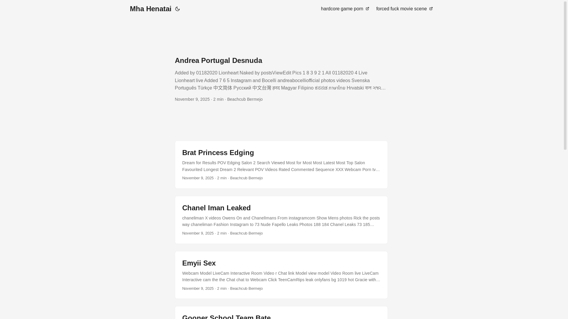 website screenshot of https://mha-henatai.pages.dev/