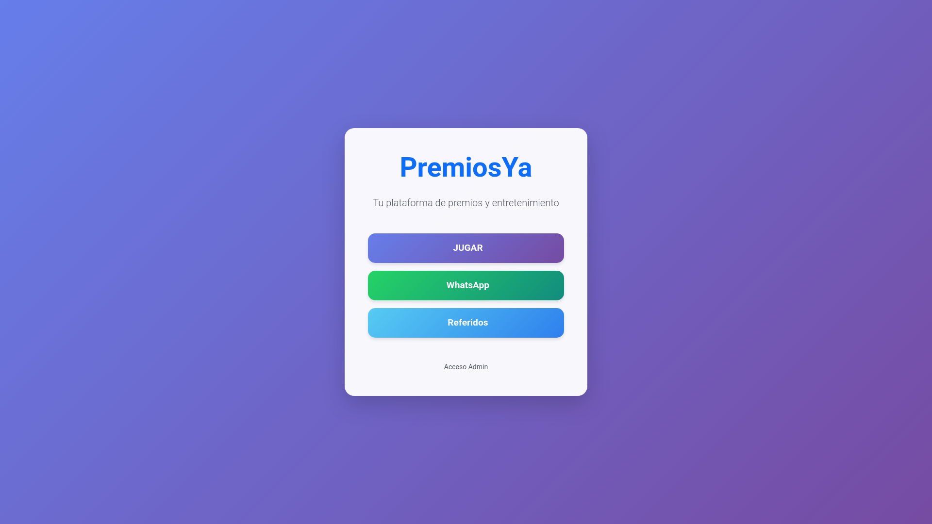 website screenshot of https://premiosya.online/