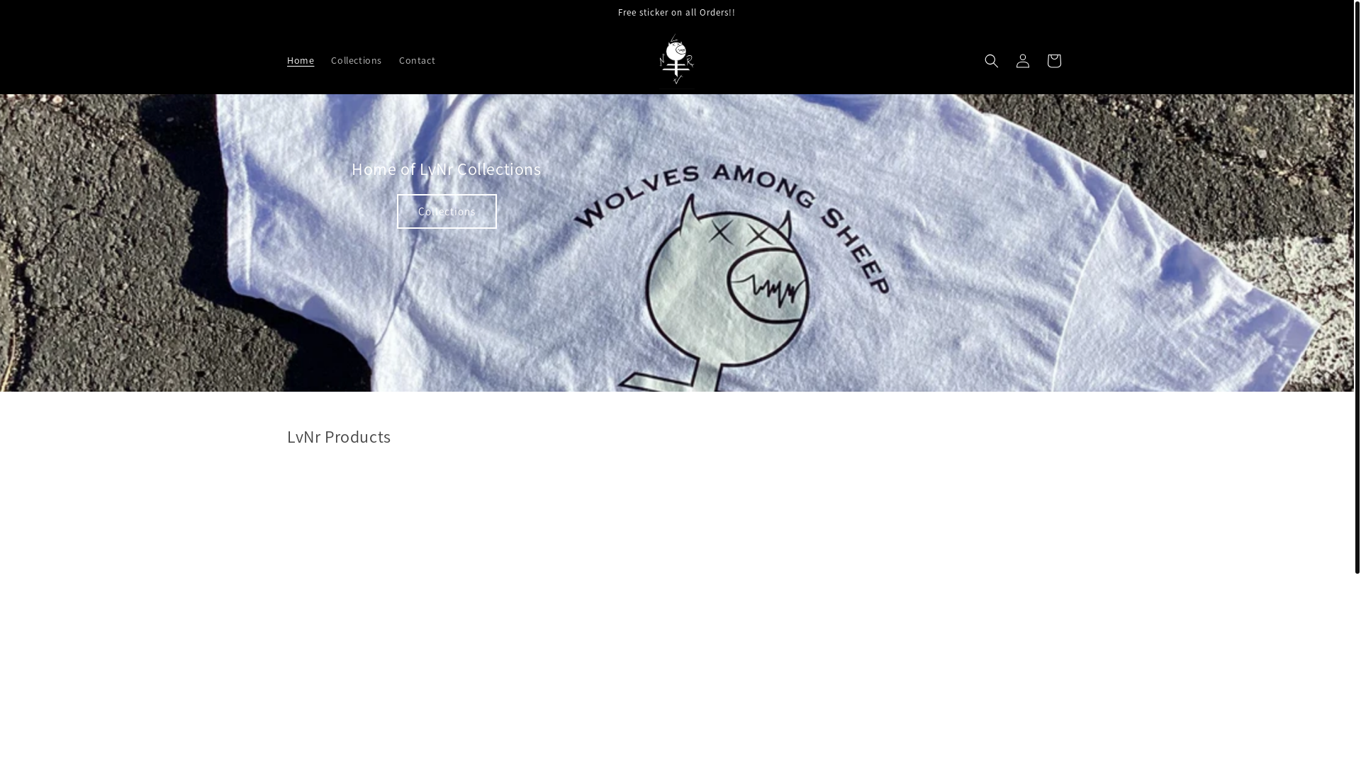 website screenshot of https://lvnrcollective.com/