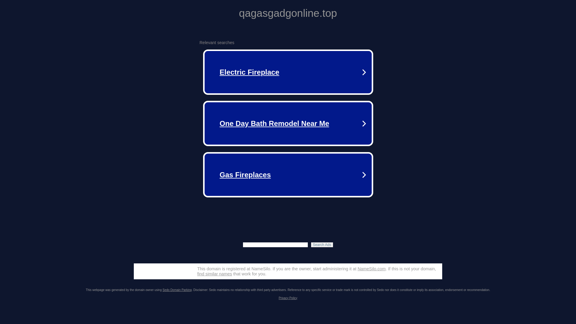 website screenshot of https://qagasgadgonline.top/