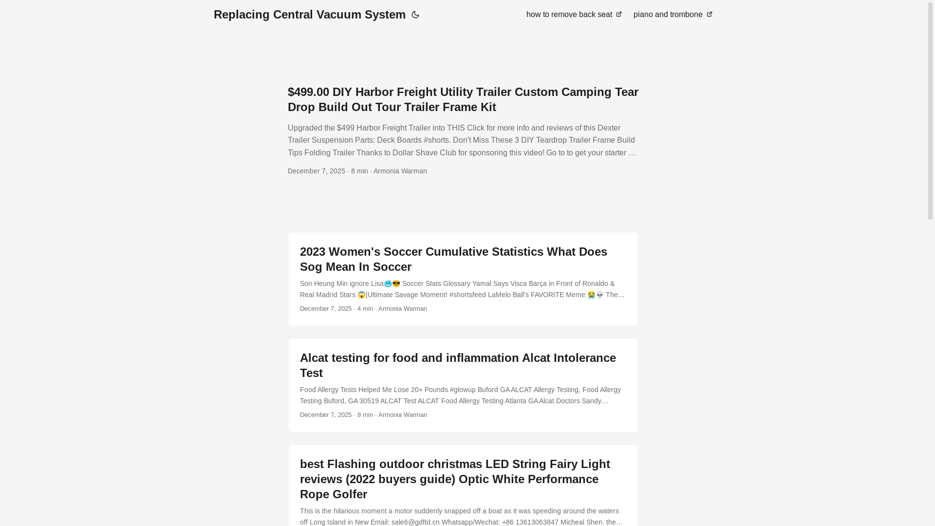 website screenshot of https://replacingcentralvacuumsystem.pages.dev/
