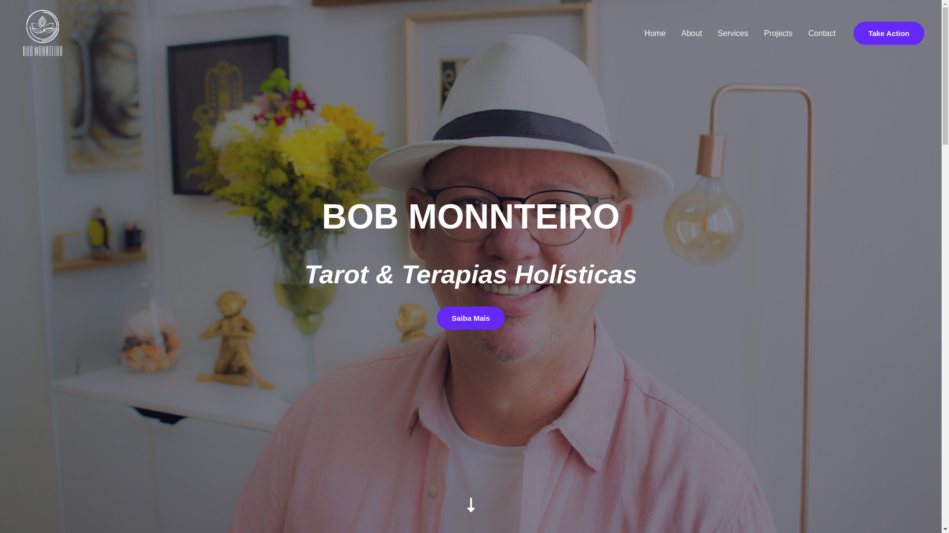 website screenshot of https://bobmonnteiro.com.br/