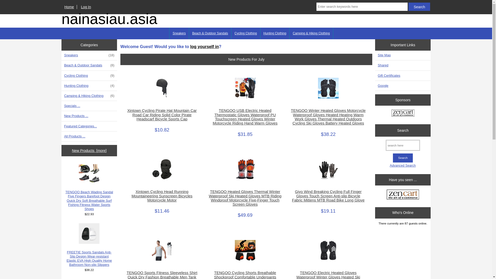 website screenshot of https://nainasiau.asia/