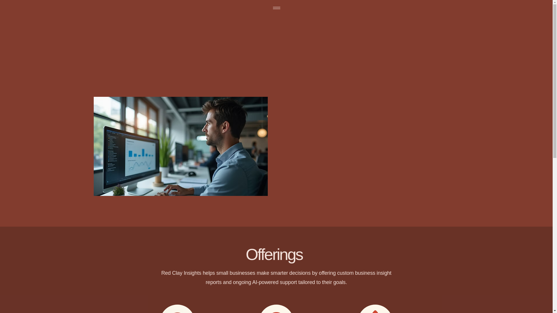website screenshot of https://redclayinsights.com/