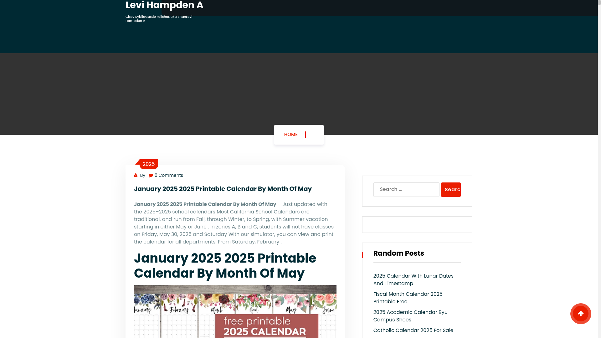 website screenshot of https://levihampdena.pages.dev/