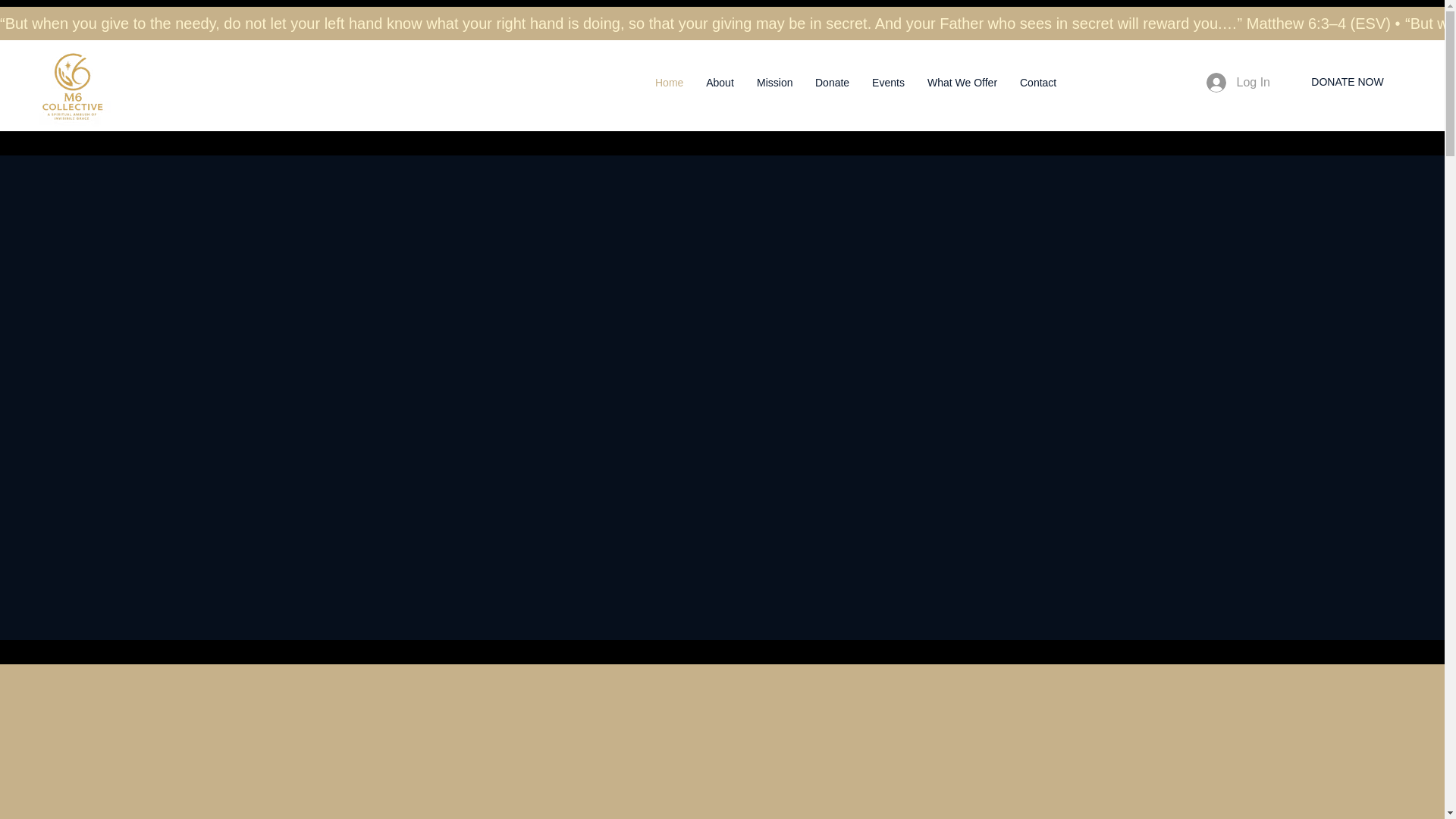 website screenshot of https://m6collective.org/