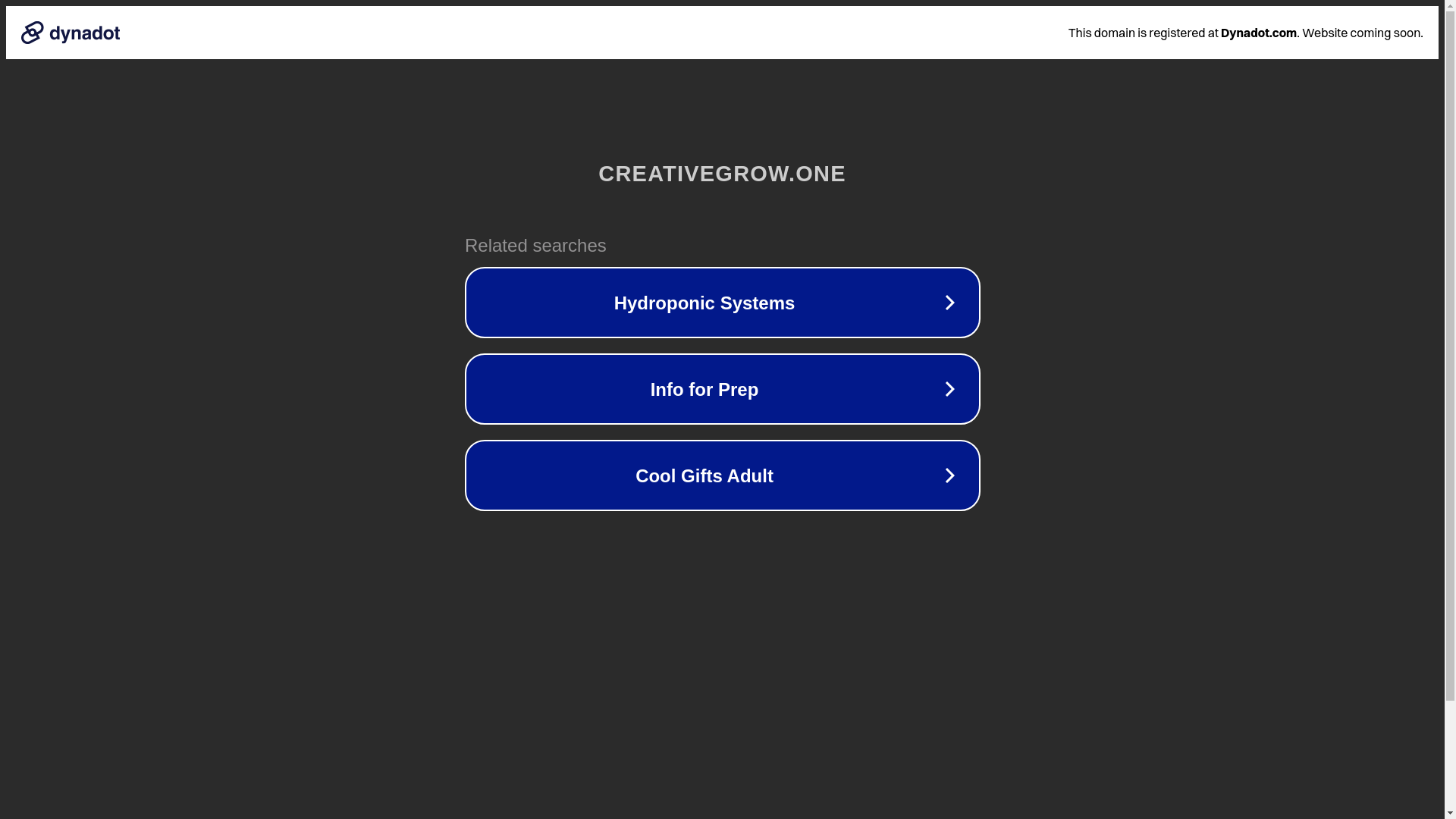 website screenshot of https://creativegrow.one/