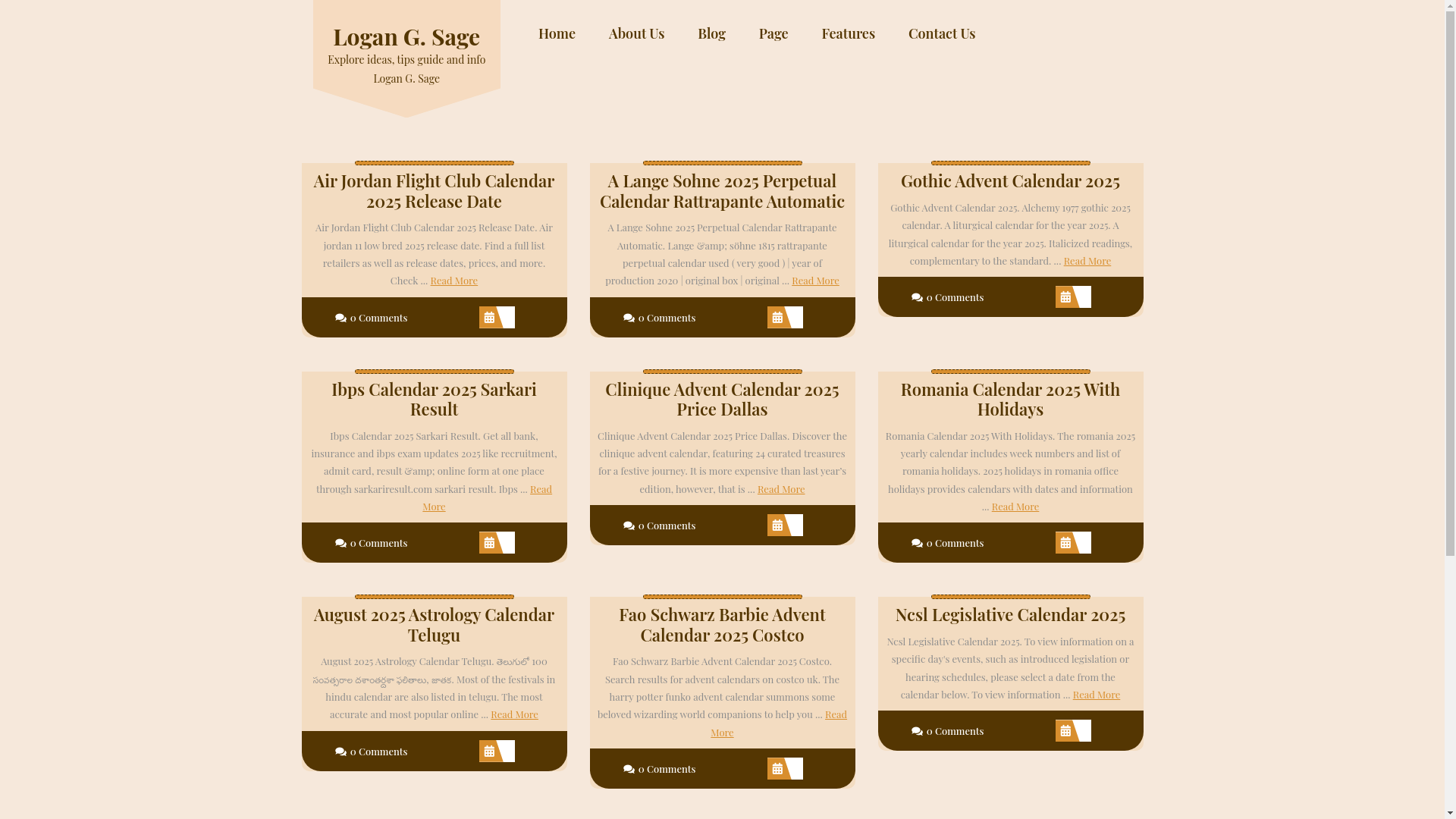 website screenshot of https://logangsage.pages.dev/