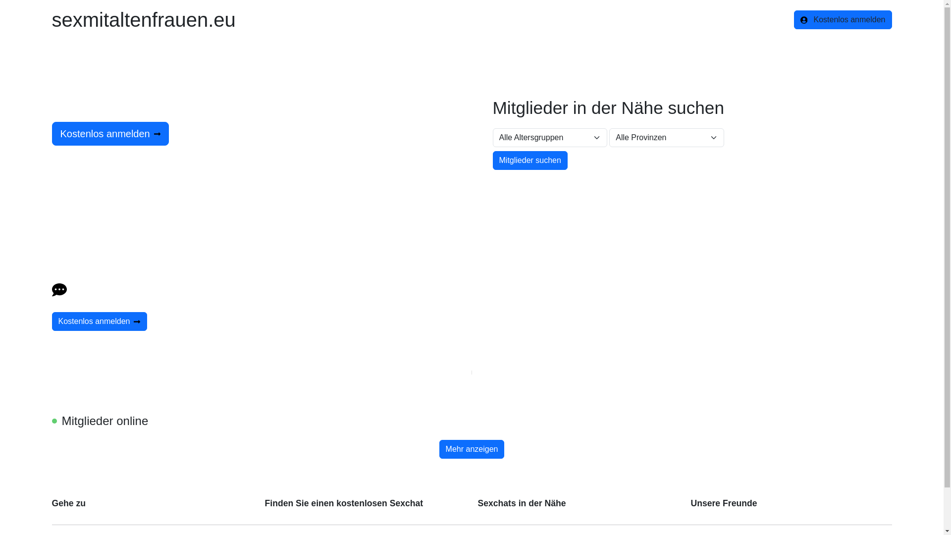 website screenshot of https://sexmitaltenfrauen.eu/